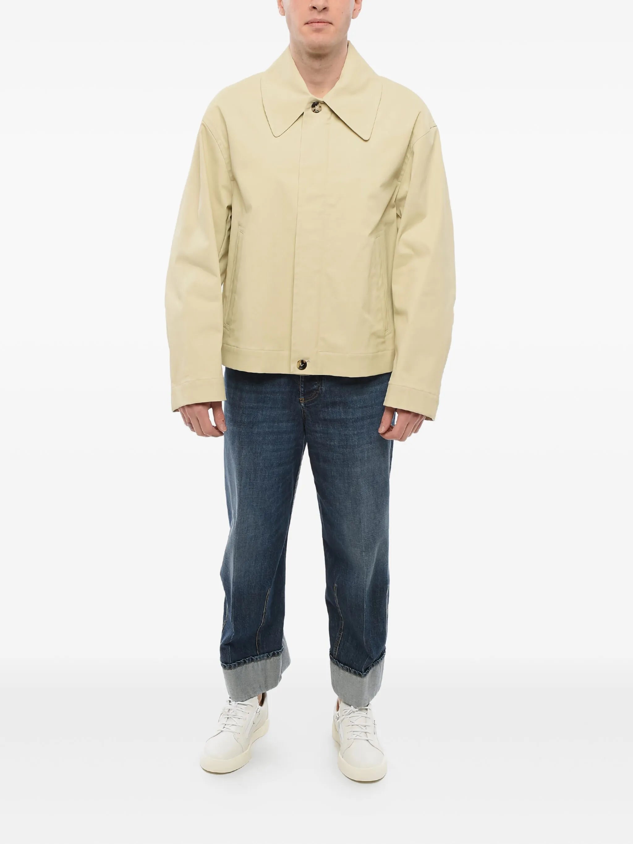 straight-collar shirt jacket