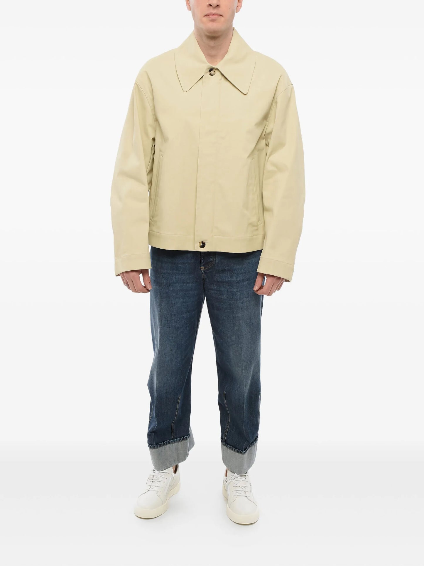 straight-collar shirt jacket