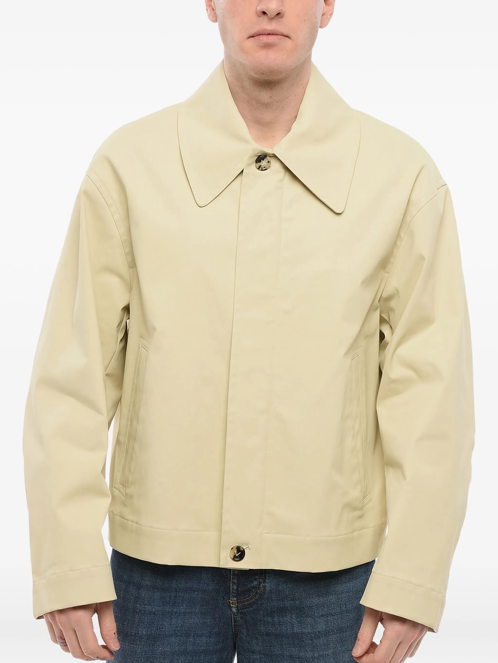 straight-collar shirt jacket