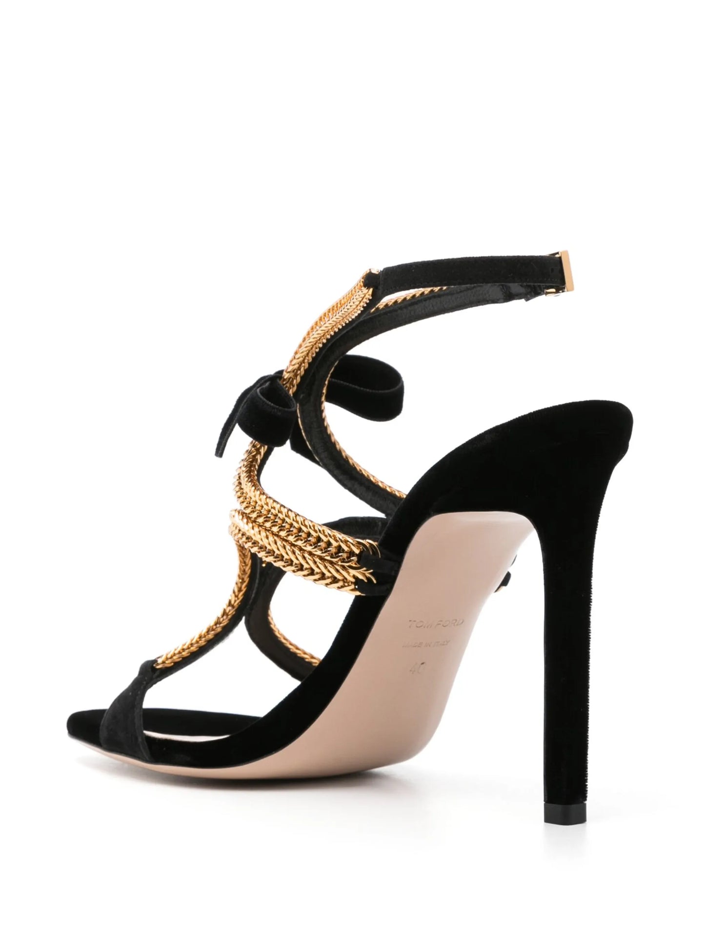 Paradiso 105mm velvet sandals