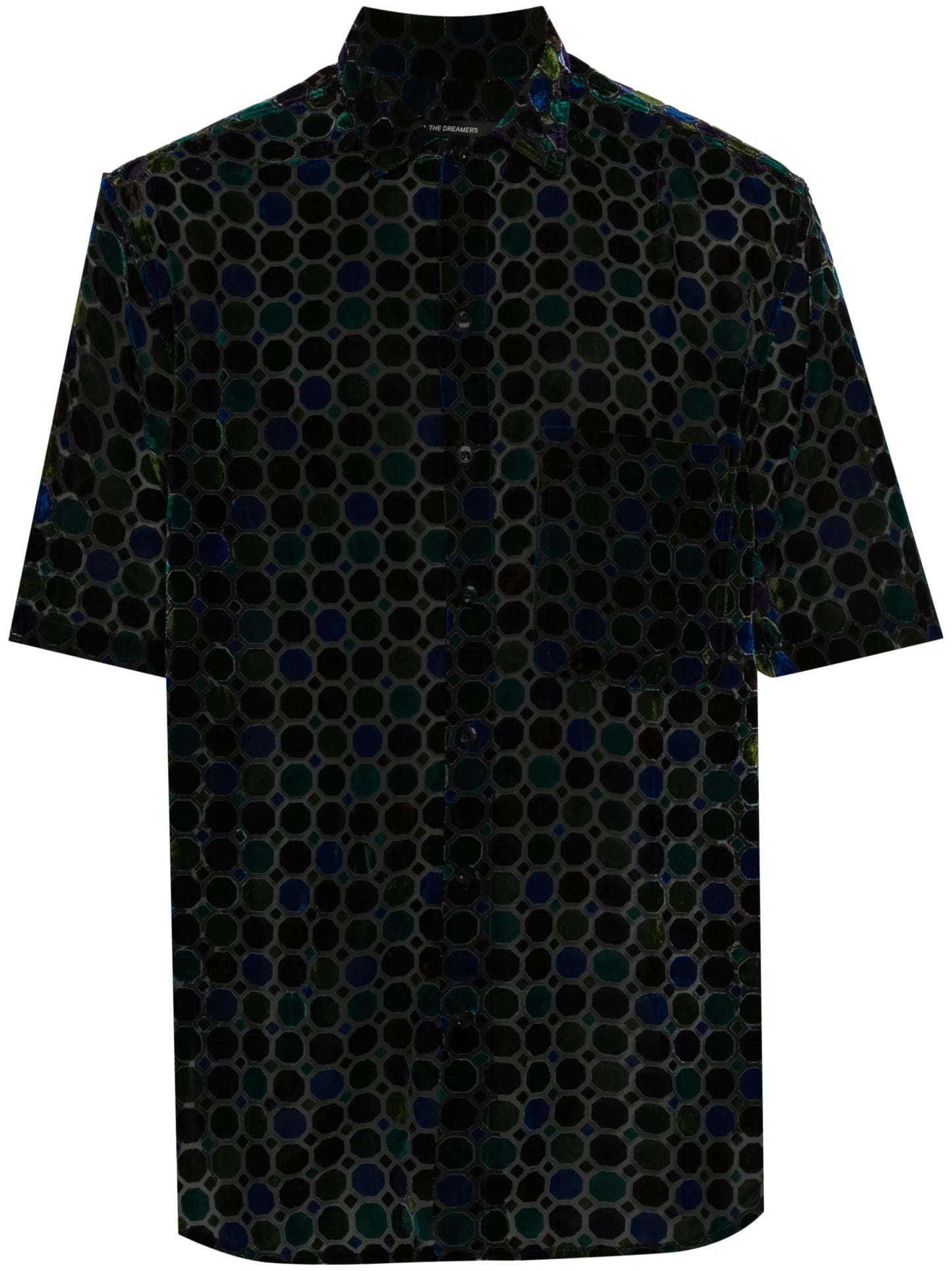 Stained Glass velvet shirt