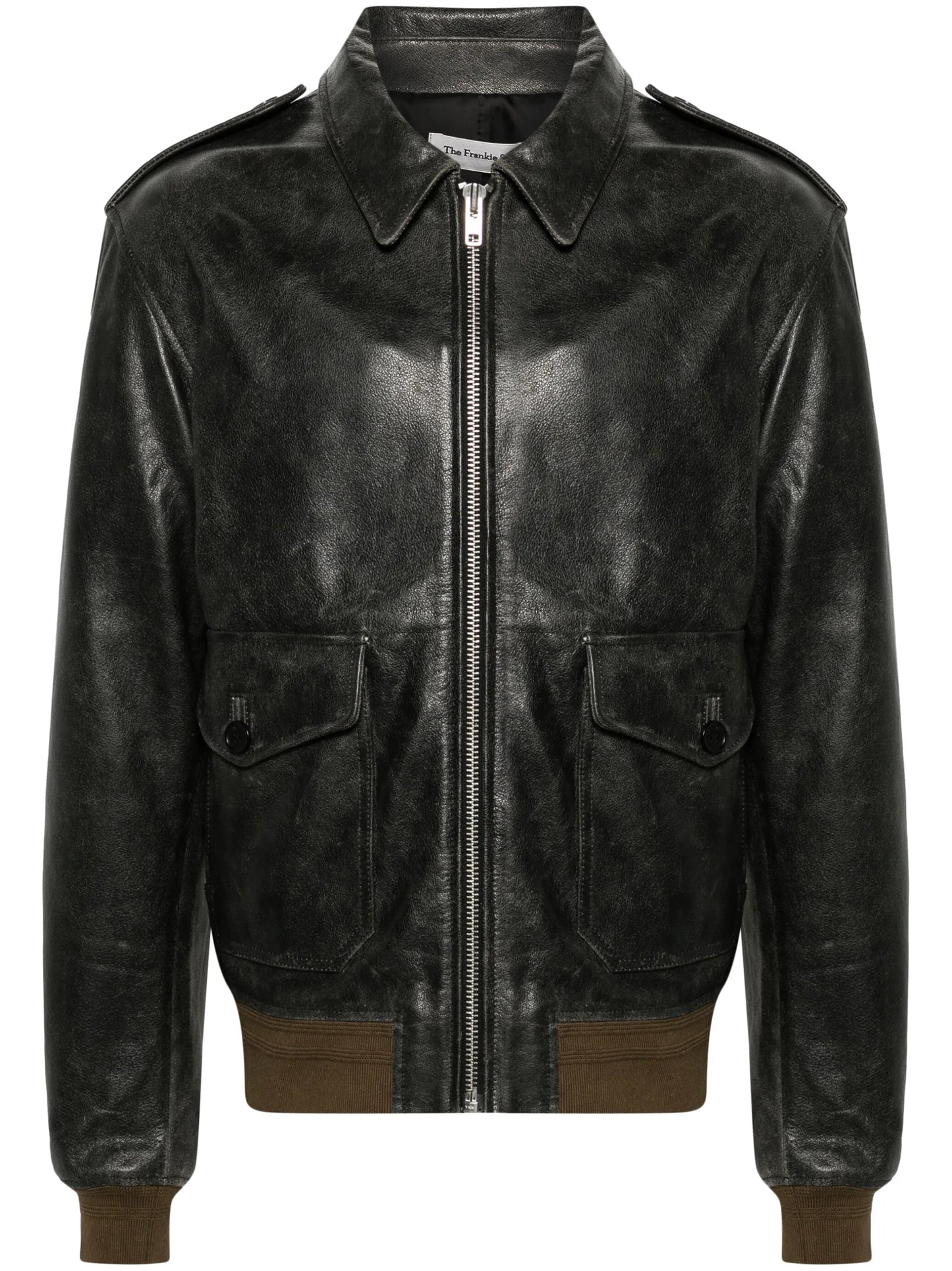 Wyatt leather bomber jacket