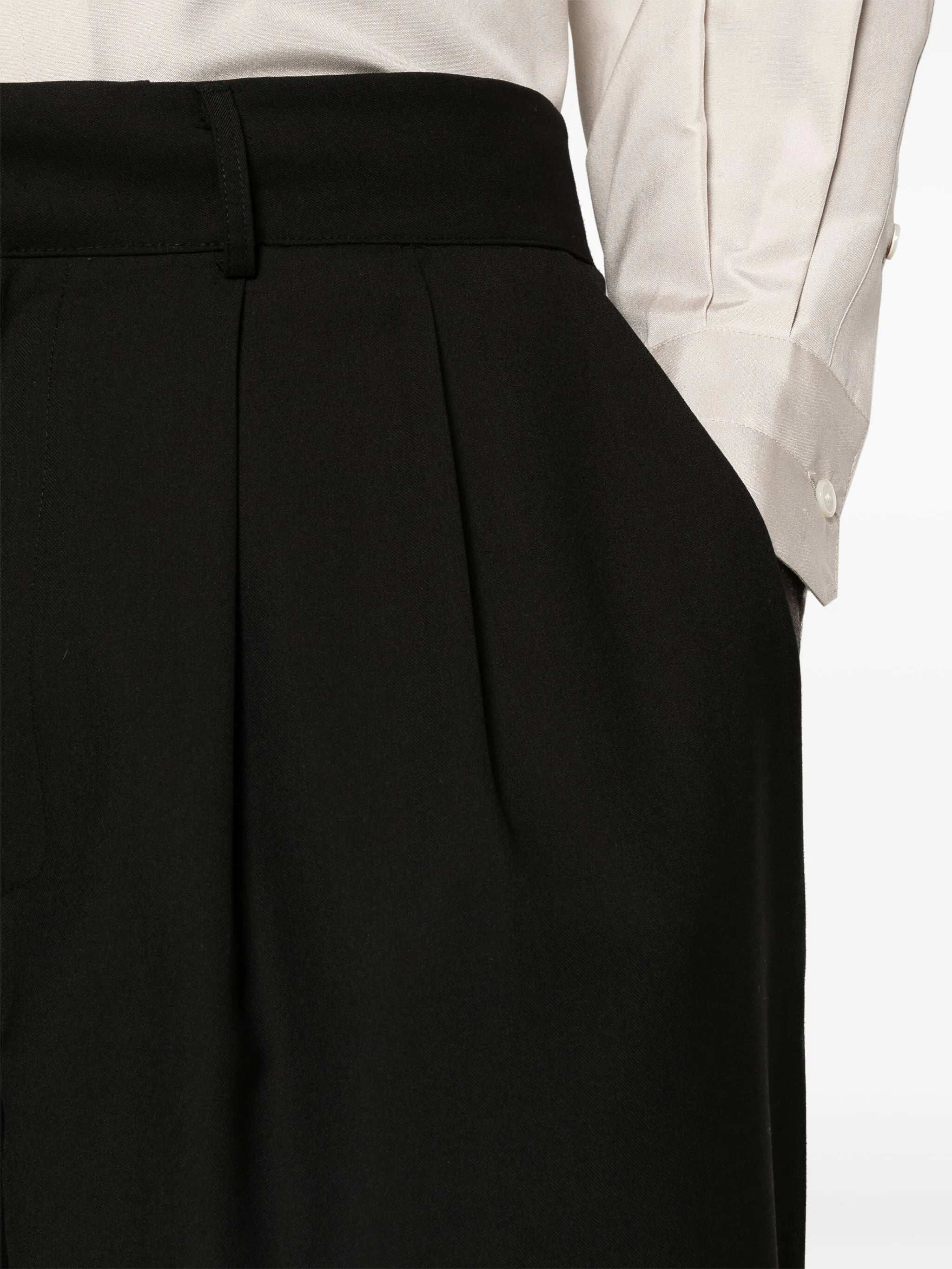 Peyton pleated trousers
