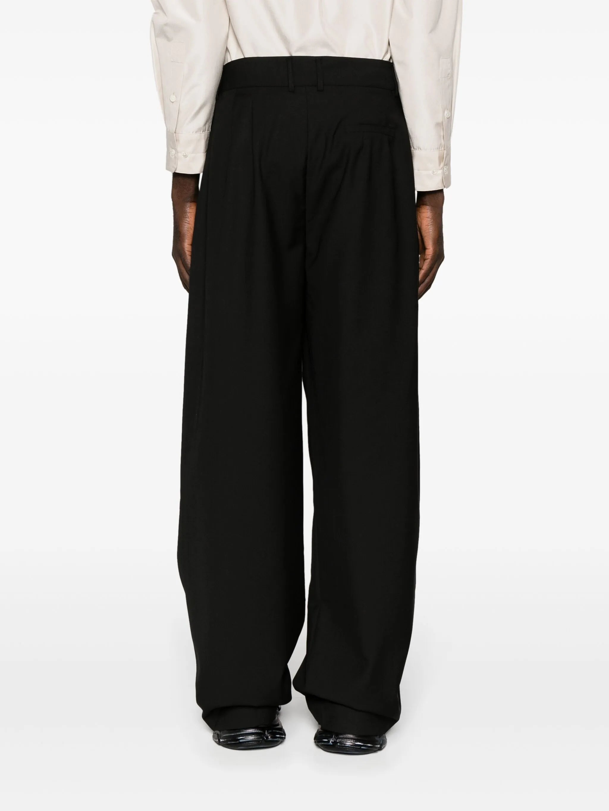 Peyton pleated trousers