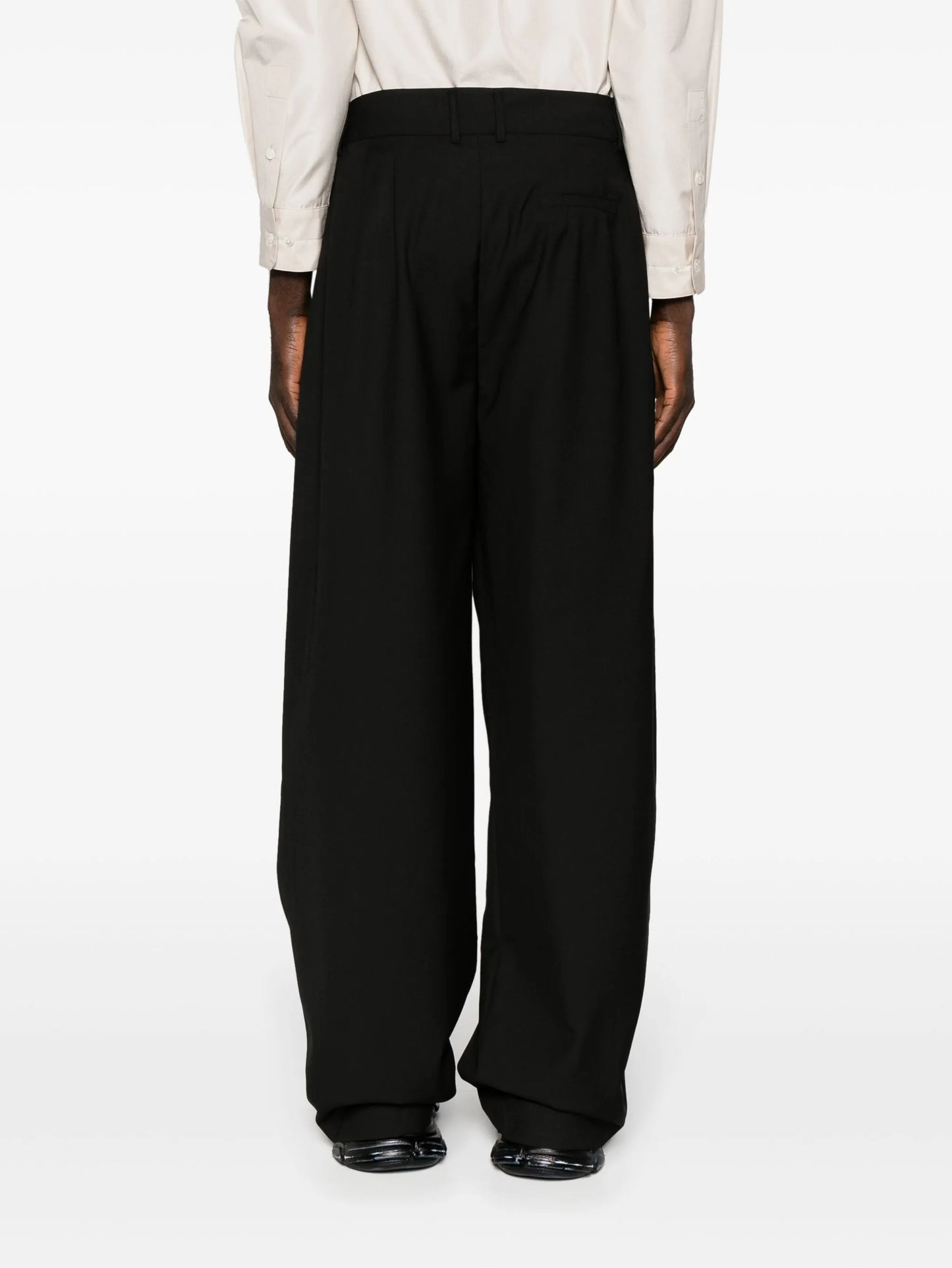 Peyton pleated trousers