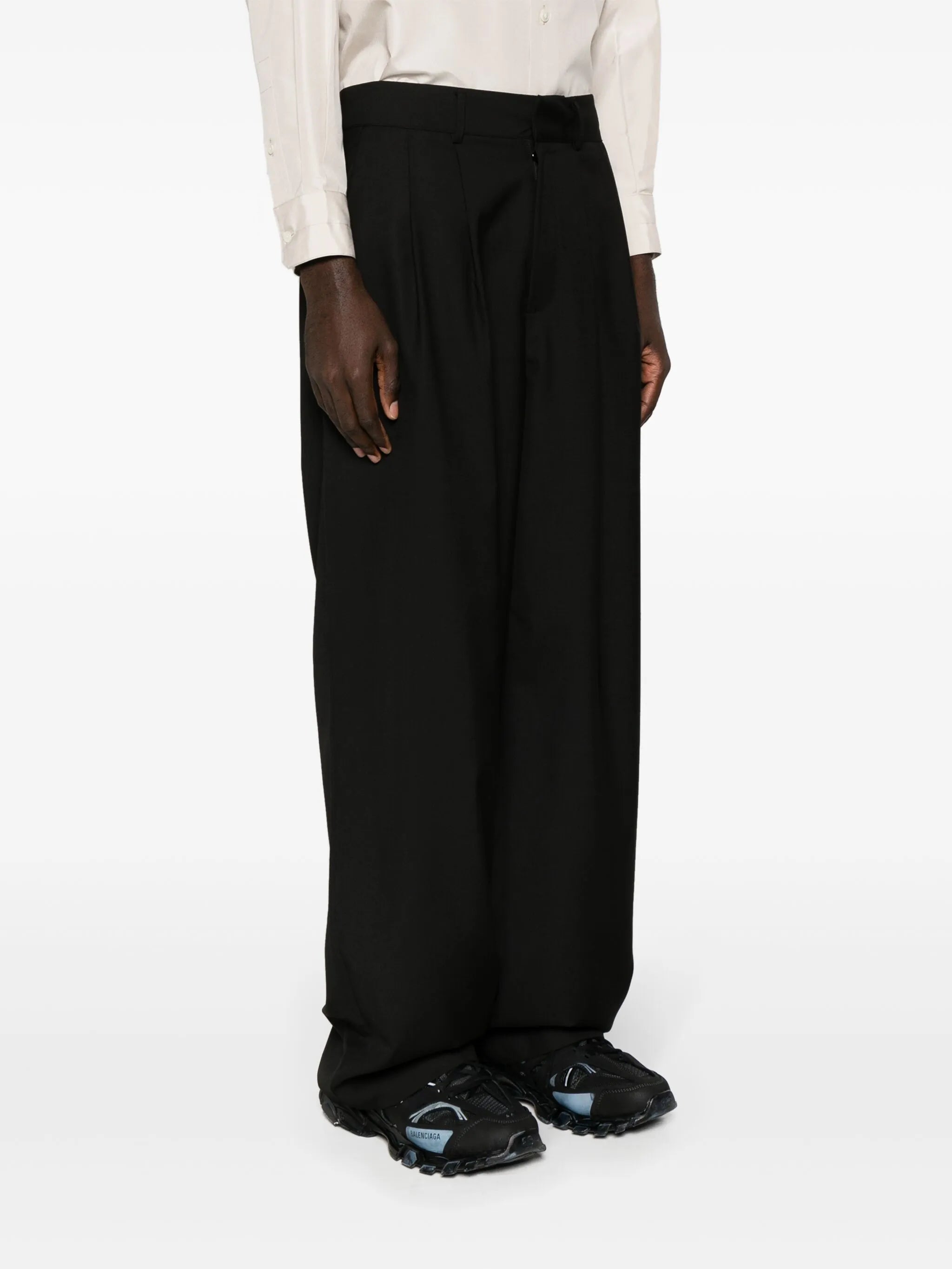 Peyton pleated trousers