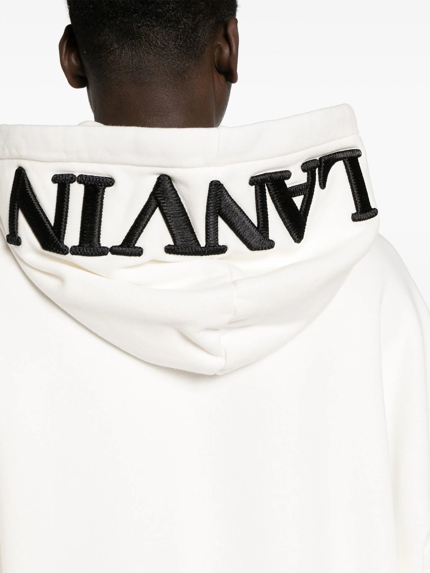 x Future logo-embroidered cotton hoodie