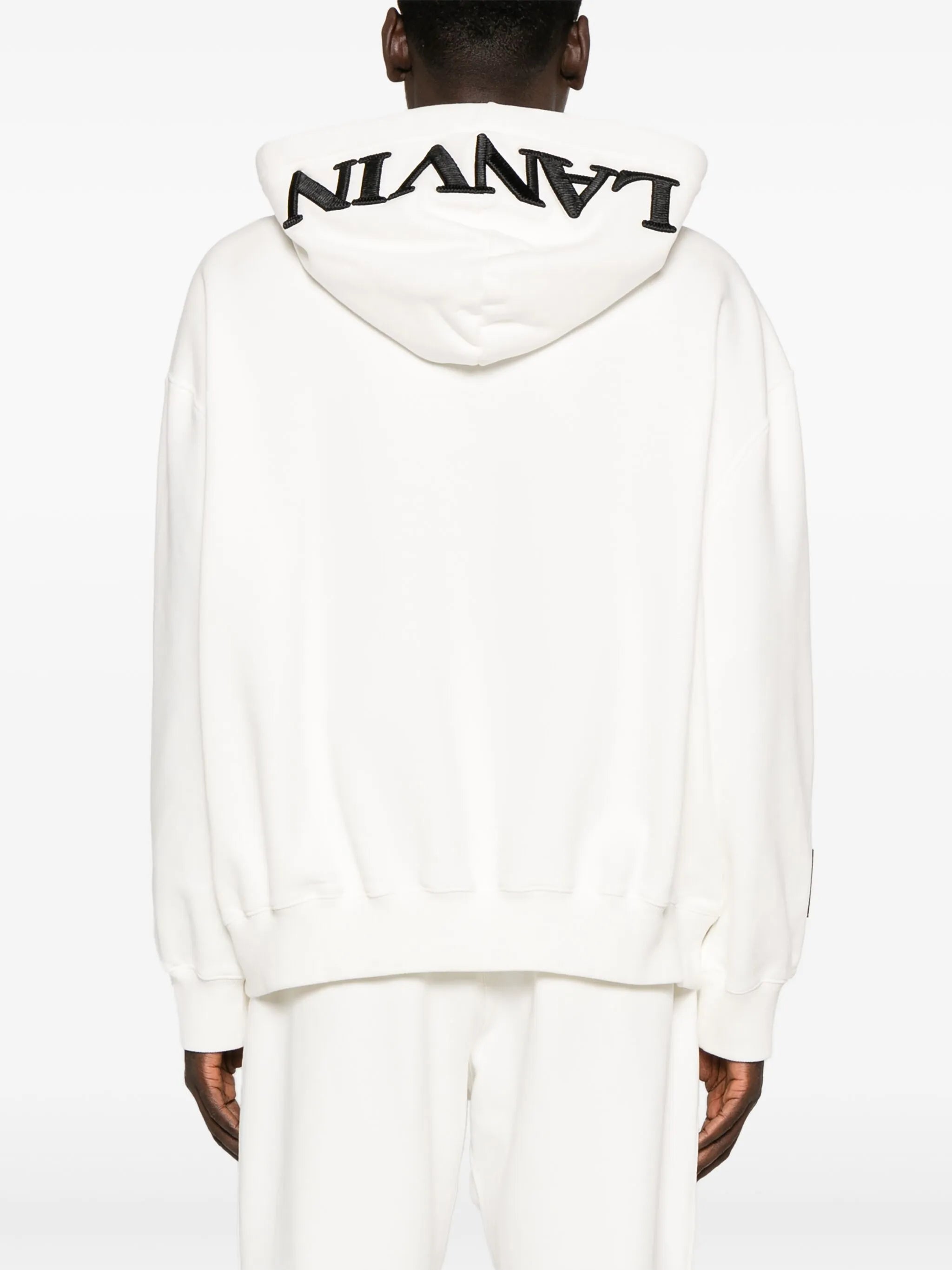 x Future logo-embroidered cotton hoodie