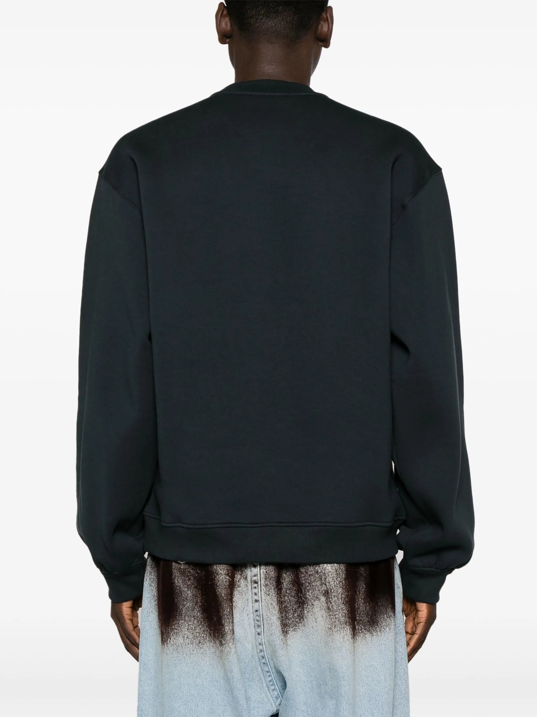 Pinched Logo cotton sweatshirt