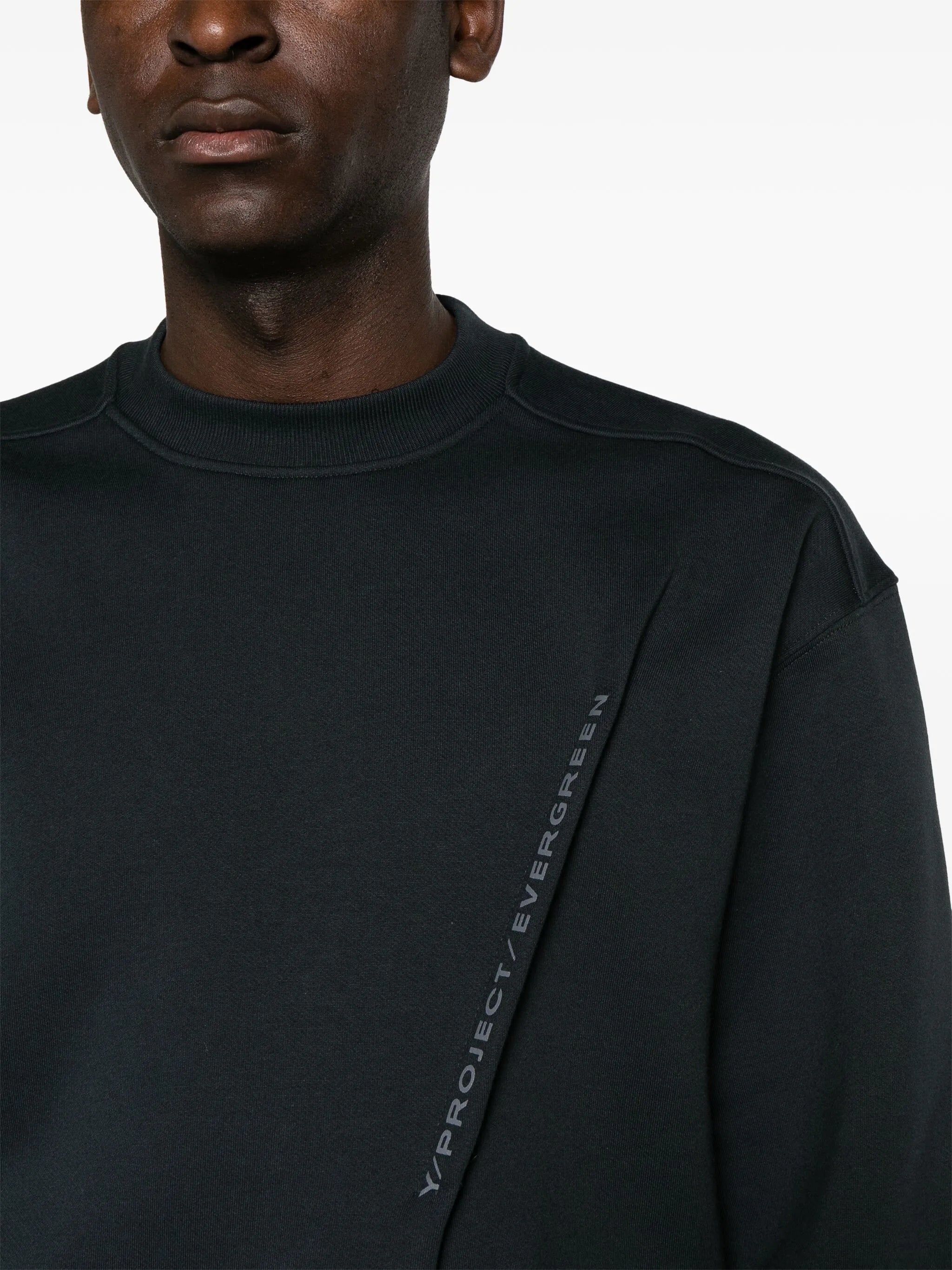 Pinched Logo cotton sweatshirt