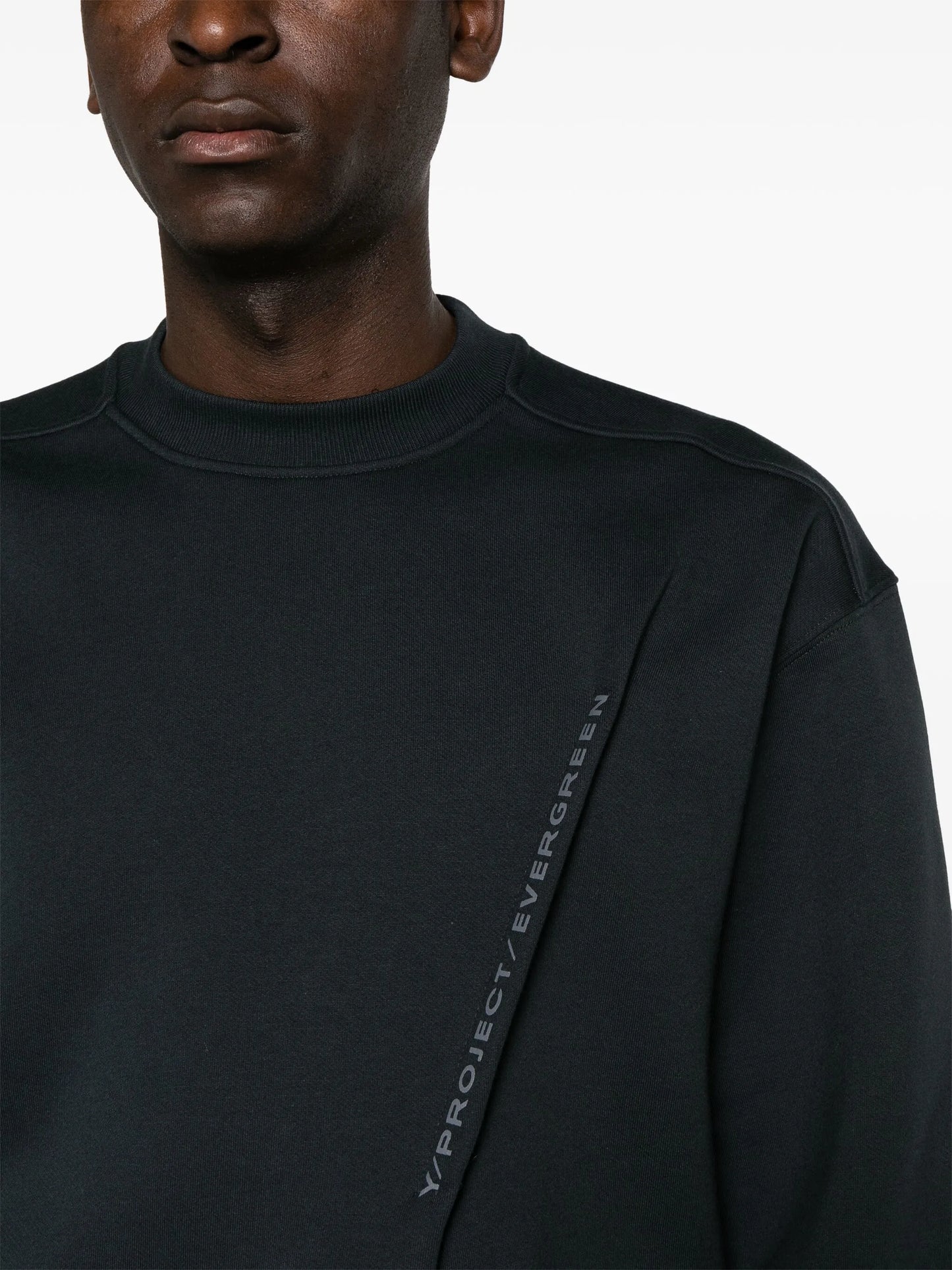 Pinched Logo cotton sweatshirt