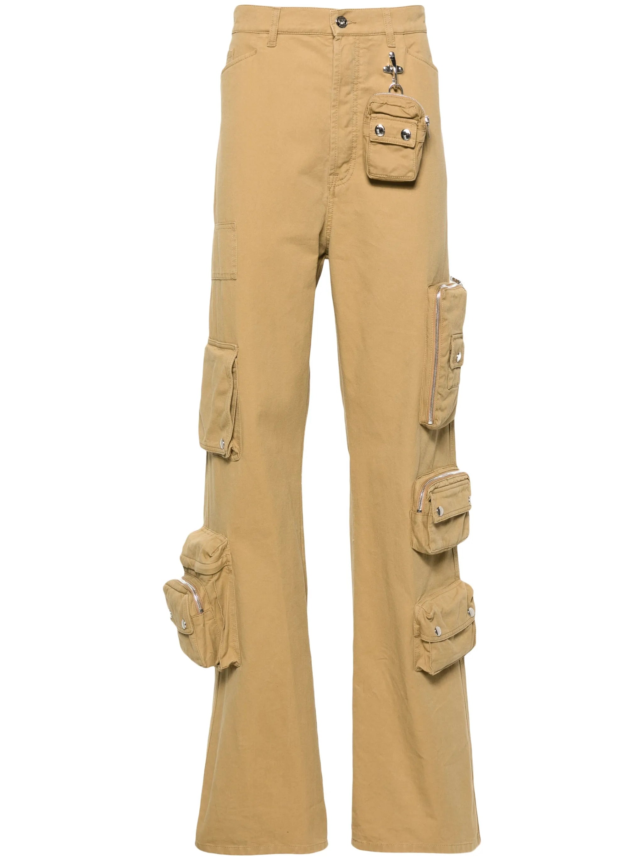 x Future utility-pockets straight trousers