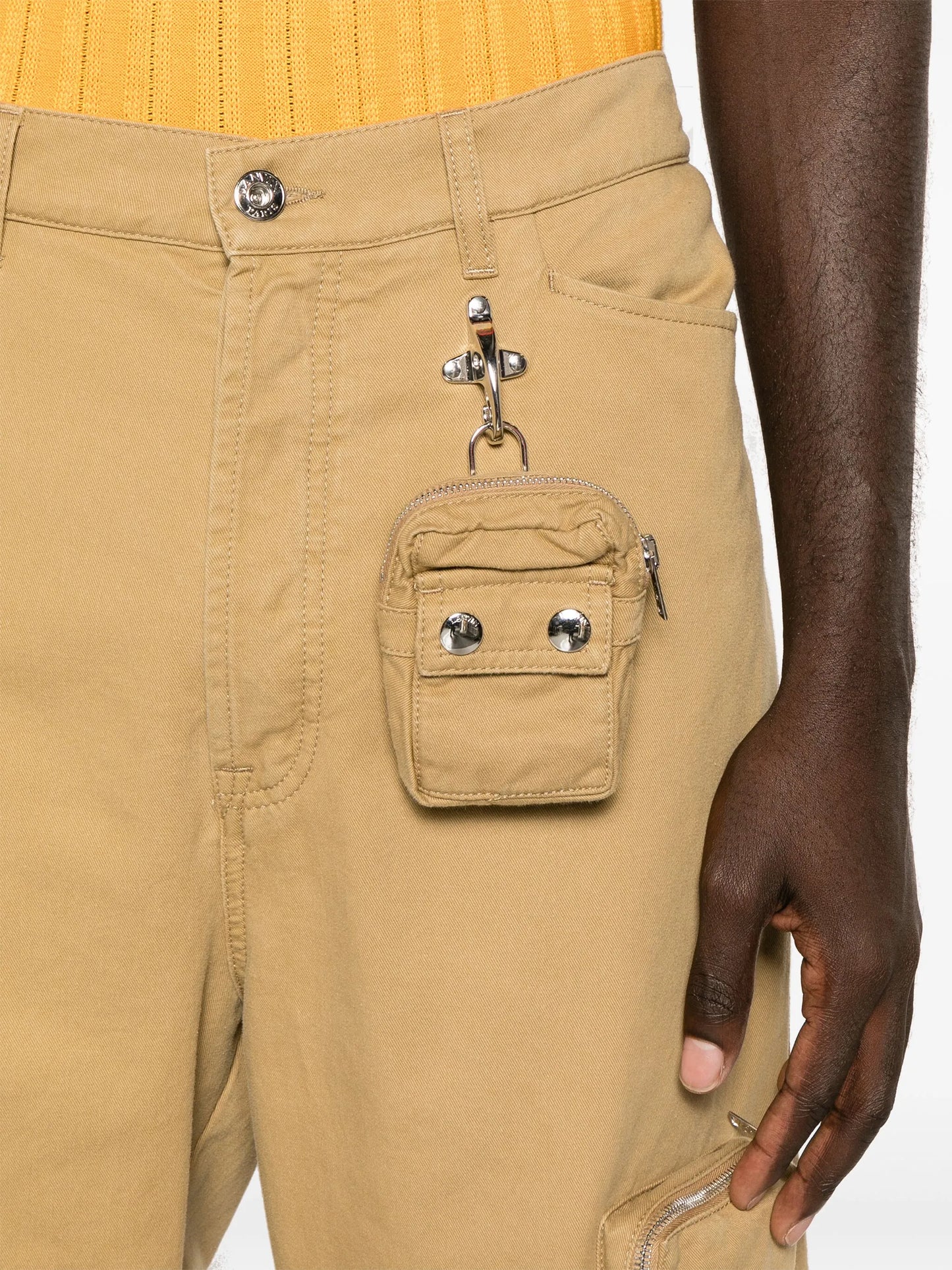 x Future utility-pockets straight trousers