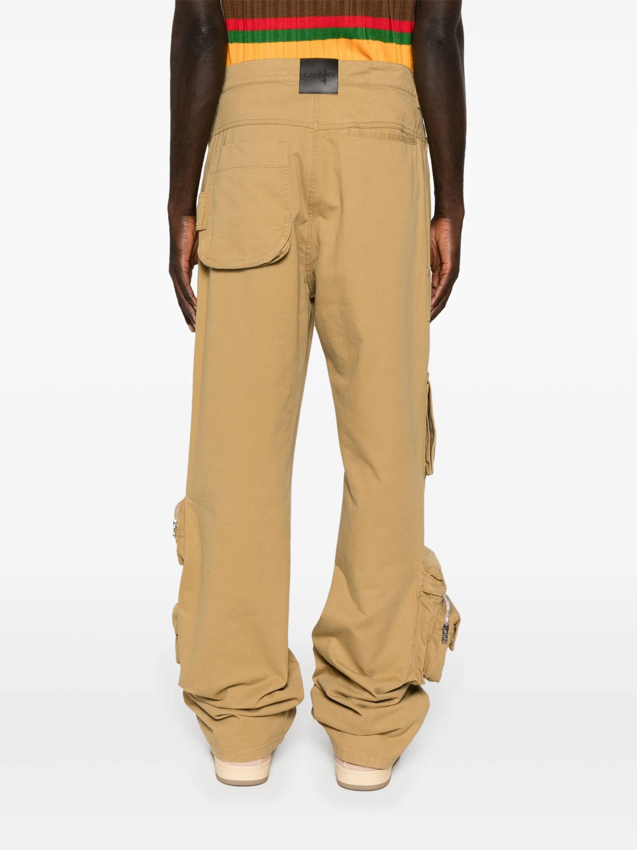 x Future utility-pockets straight trousers