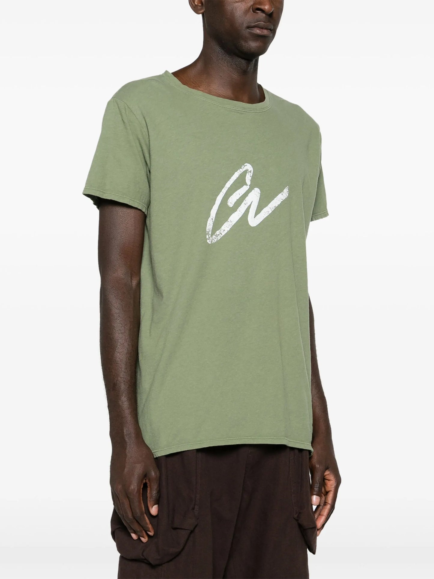 logo-print cotton T-shirt