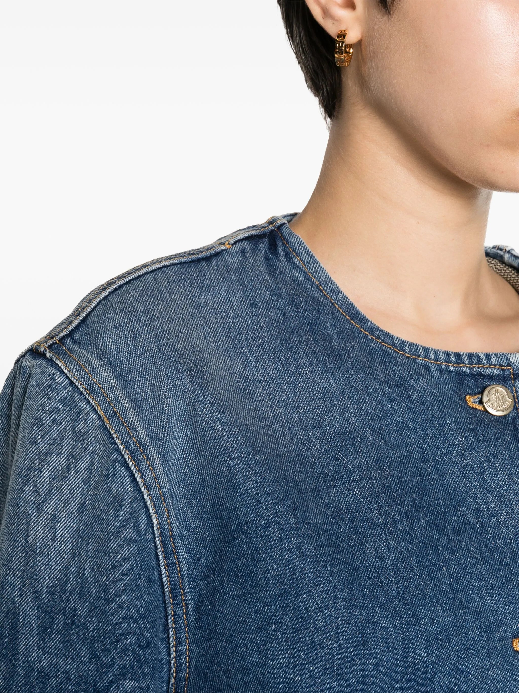 Lampusa denim hooded jacket