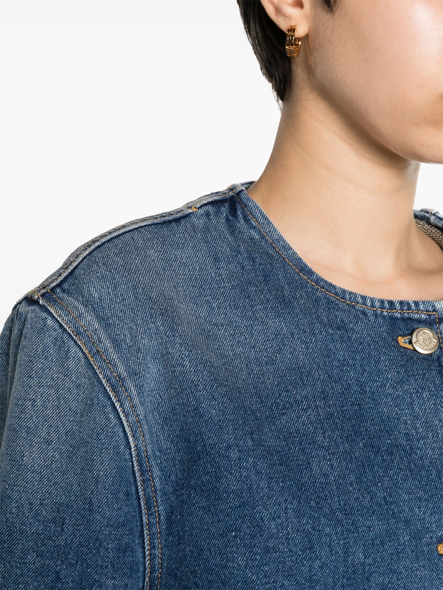 Lampusa denim hooded jacket