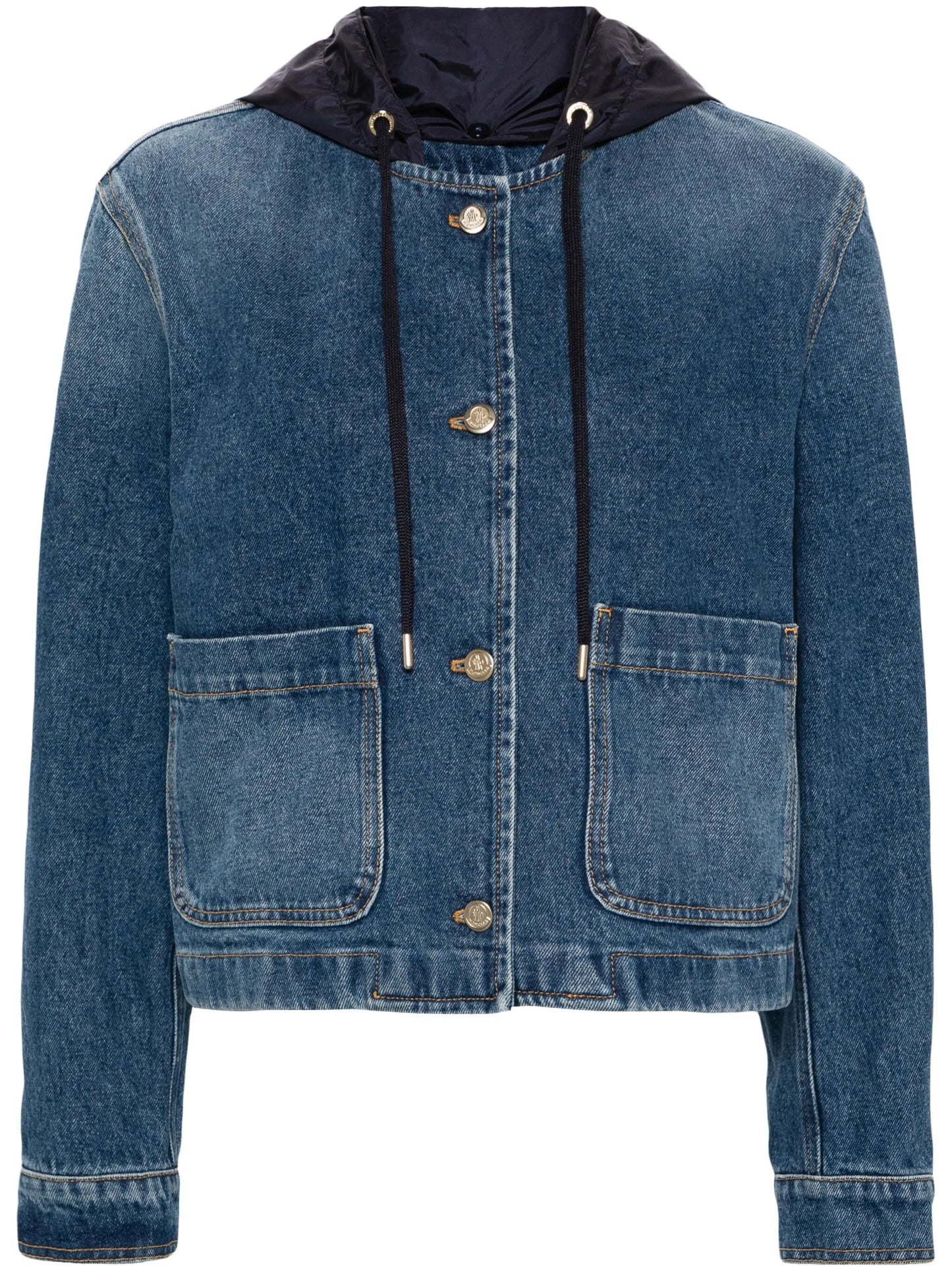 Lampusa denim hooded jacket