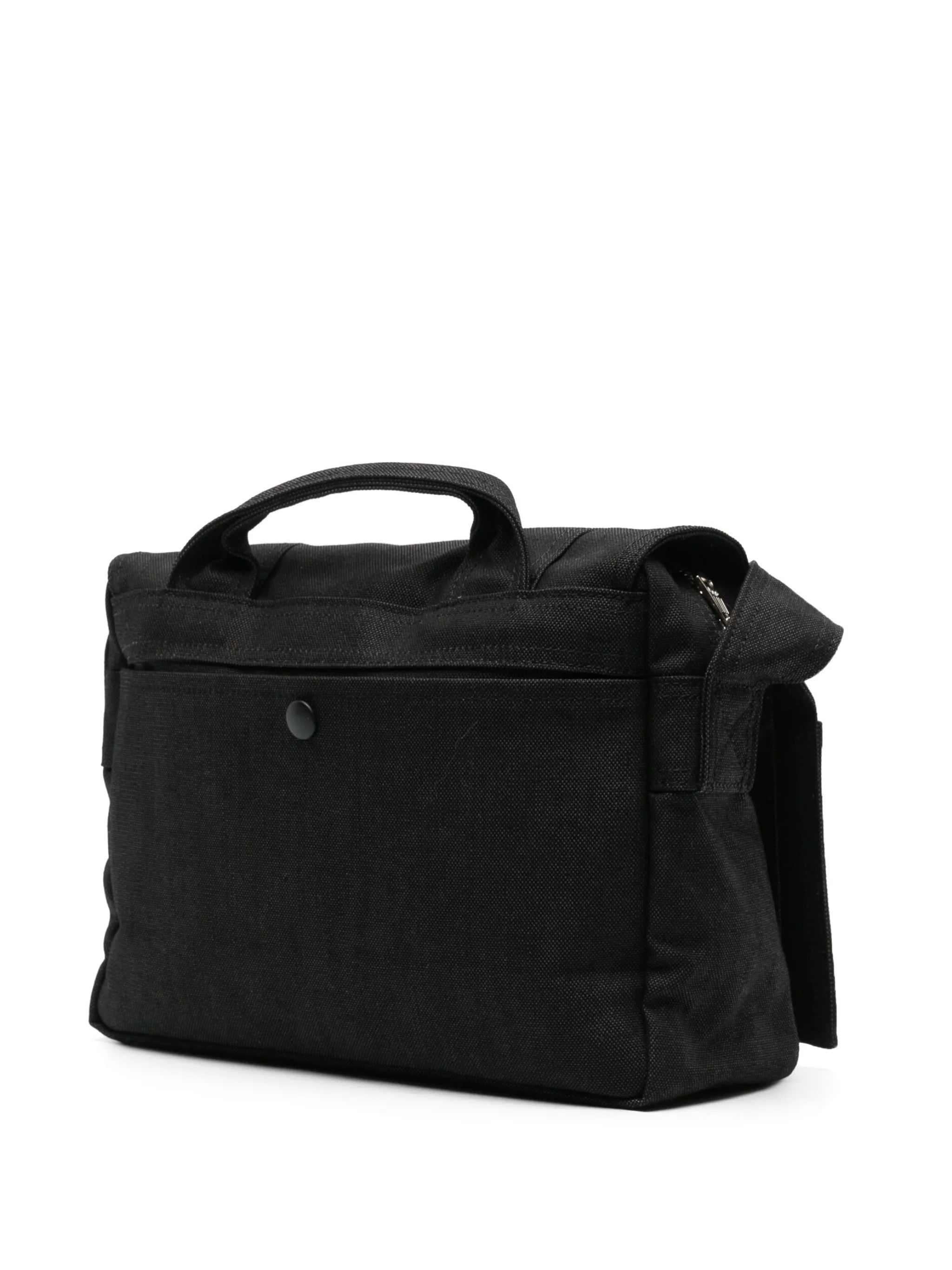 Smoky logo-patch messenger bag
