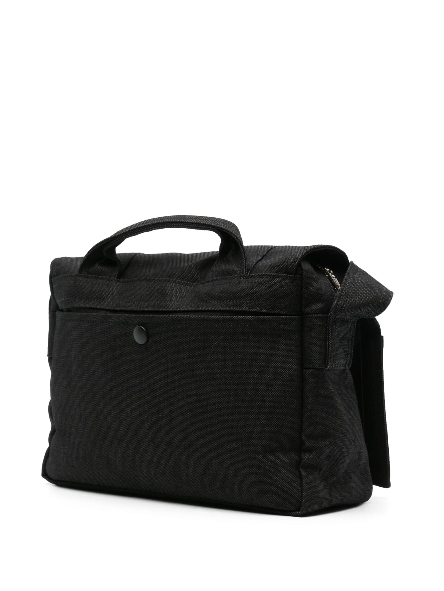 Smoky logo-patch messenger bag