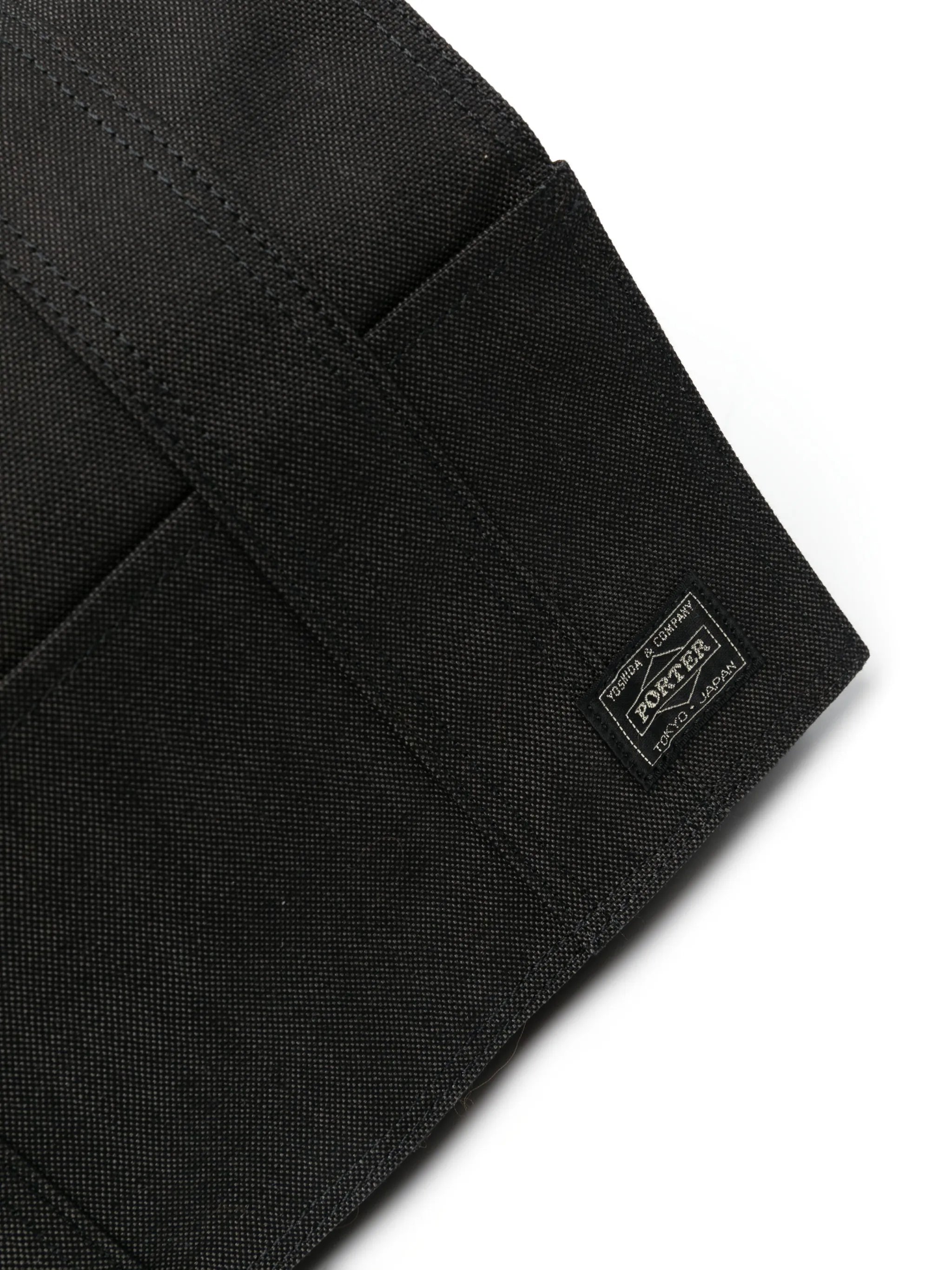 Smoky logo-patch messenger bag