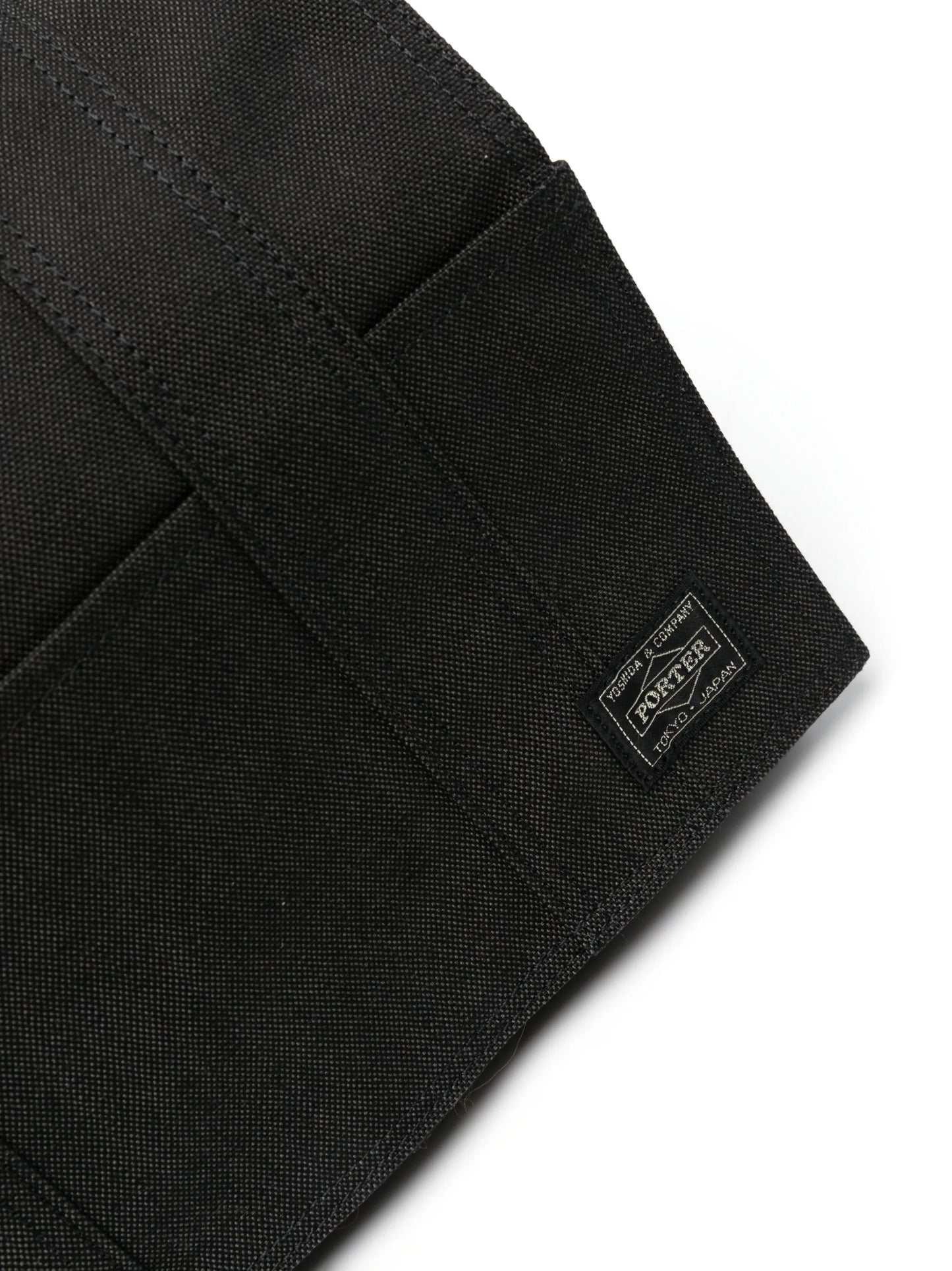 Smoky logo-patch messenger bag