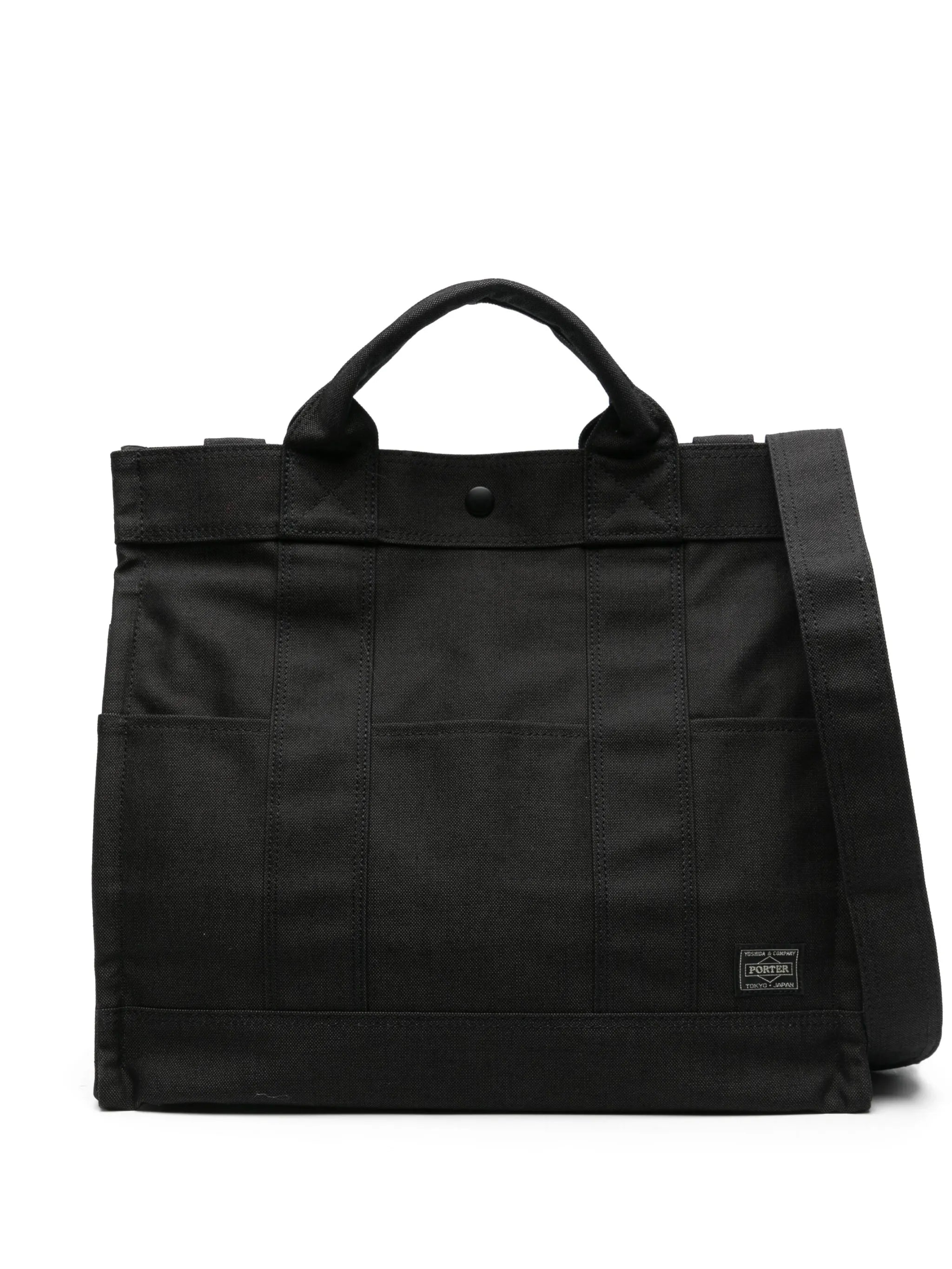 Smoky logo-patch tote bag