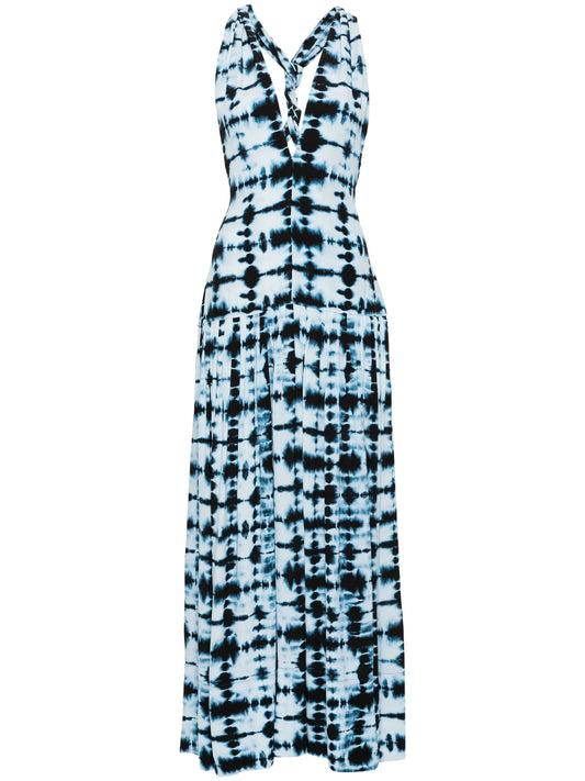 Simone tie-dye midi dress