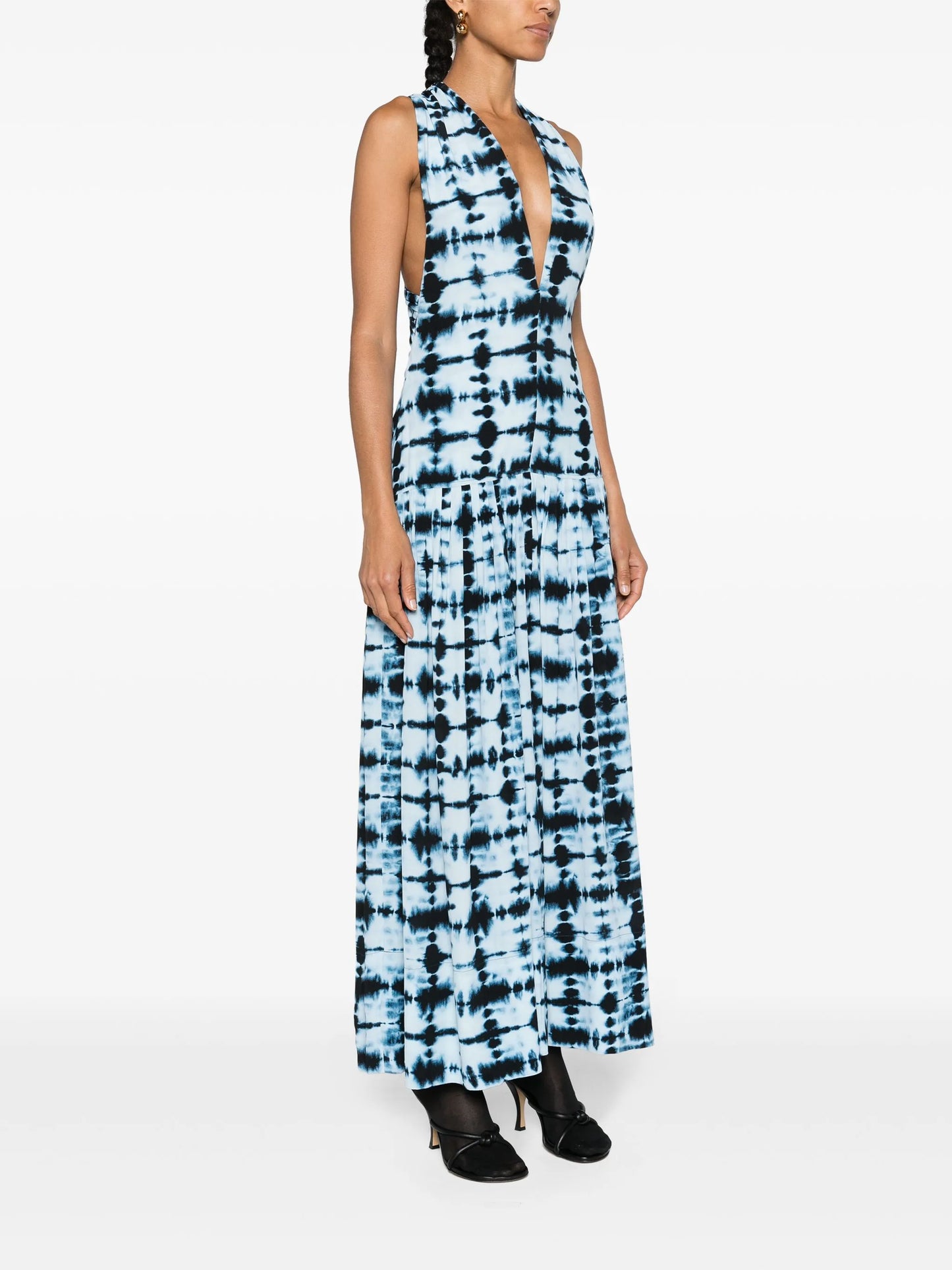 Simone tie-dye midi dress