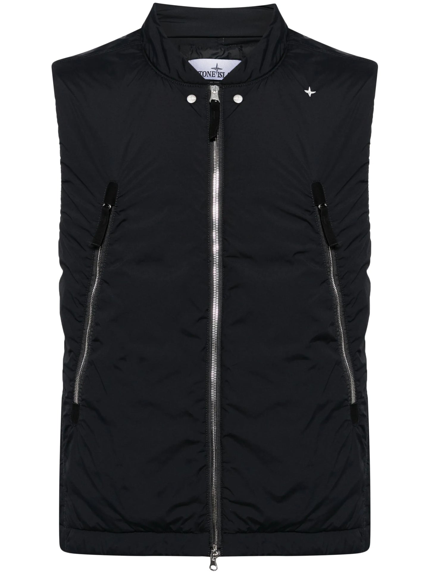 zip-up gilet