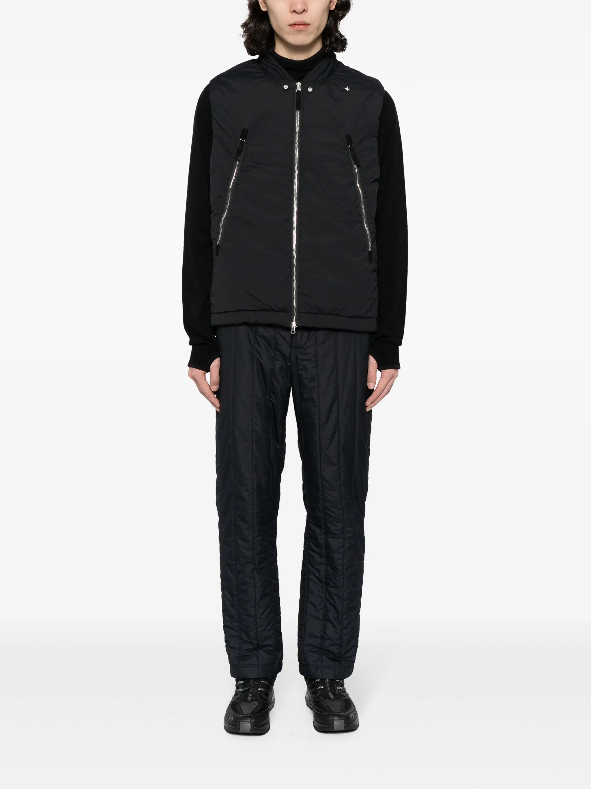 zip-up gilet