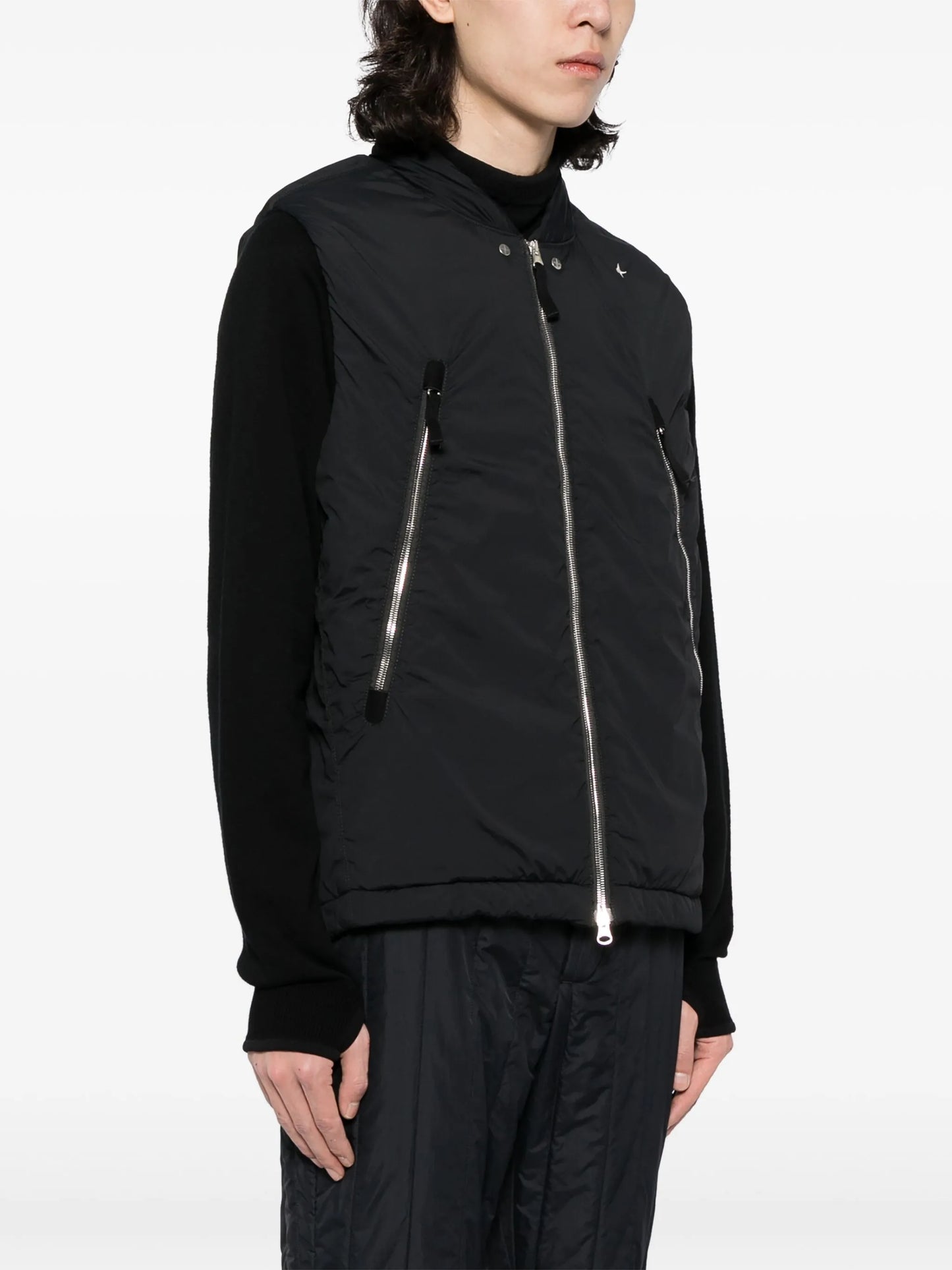 zip-up gilet