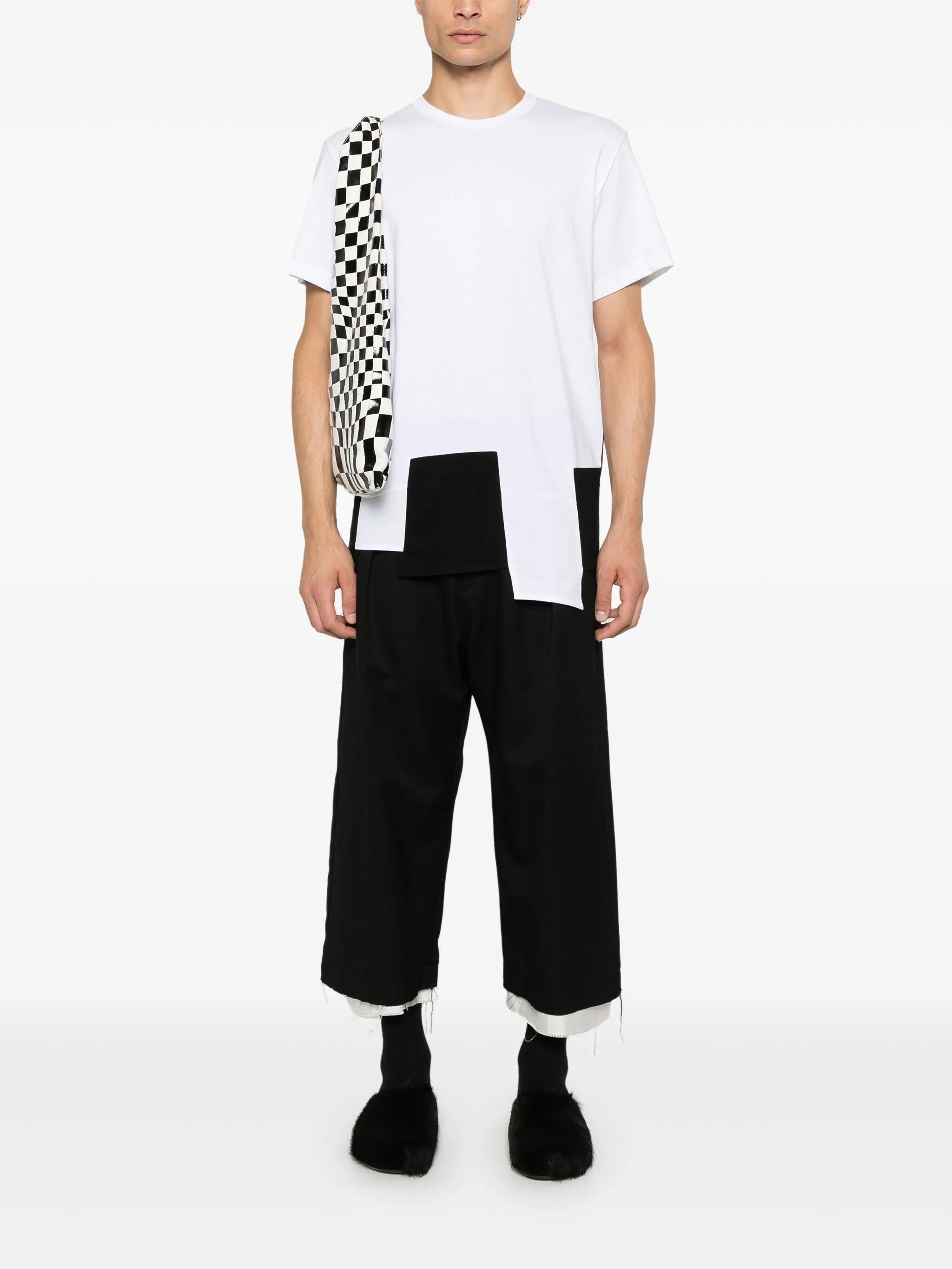 patchwork-detail T-shirt