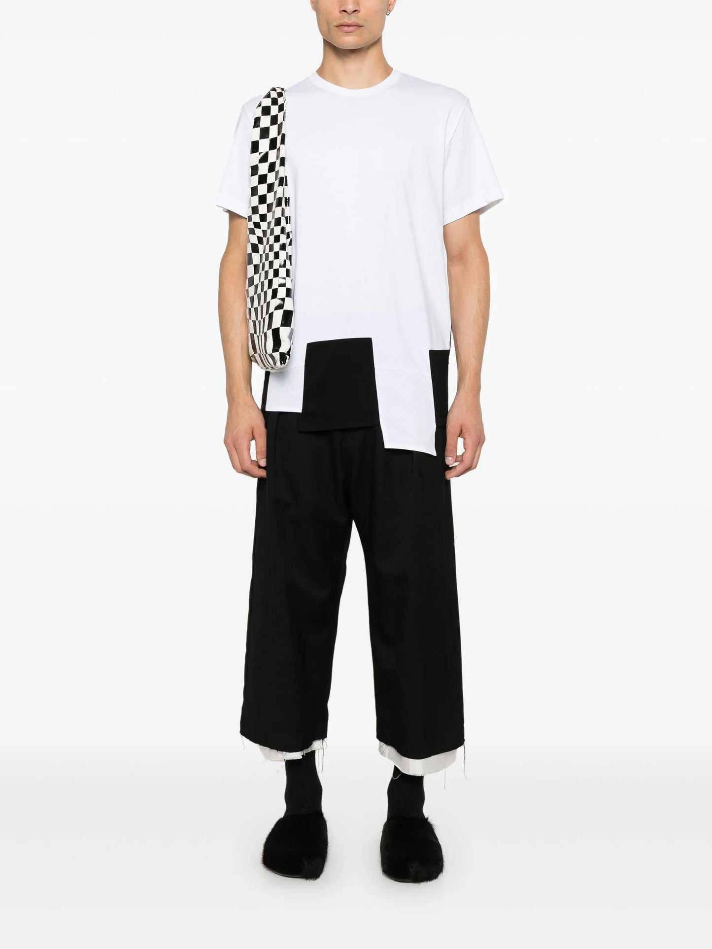 patchwork-detail T-shirt