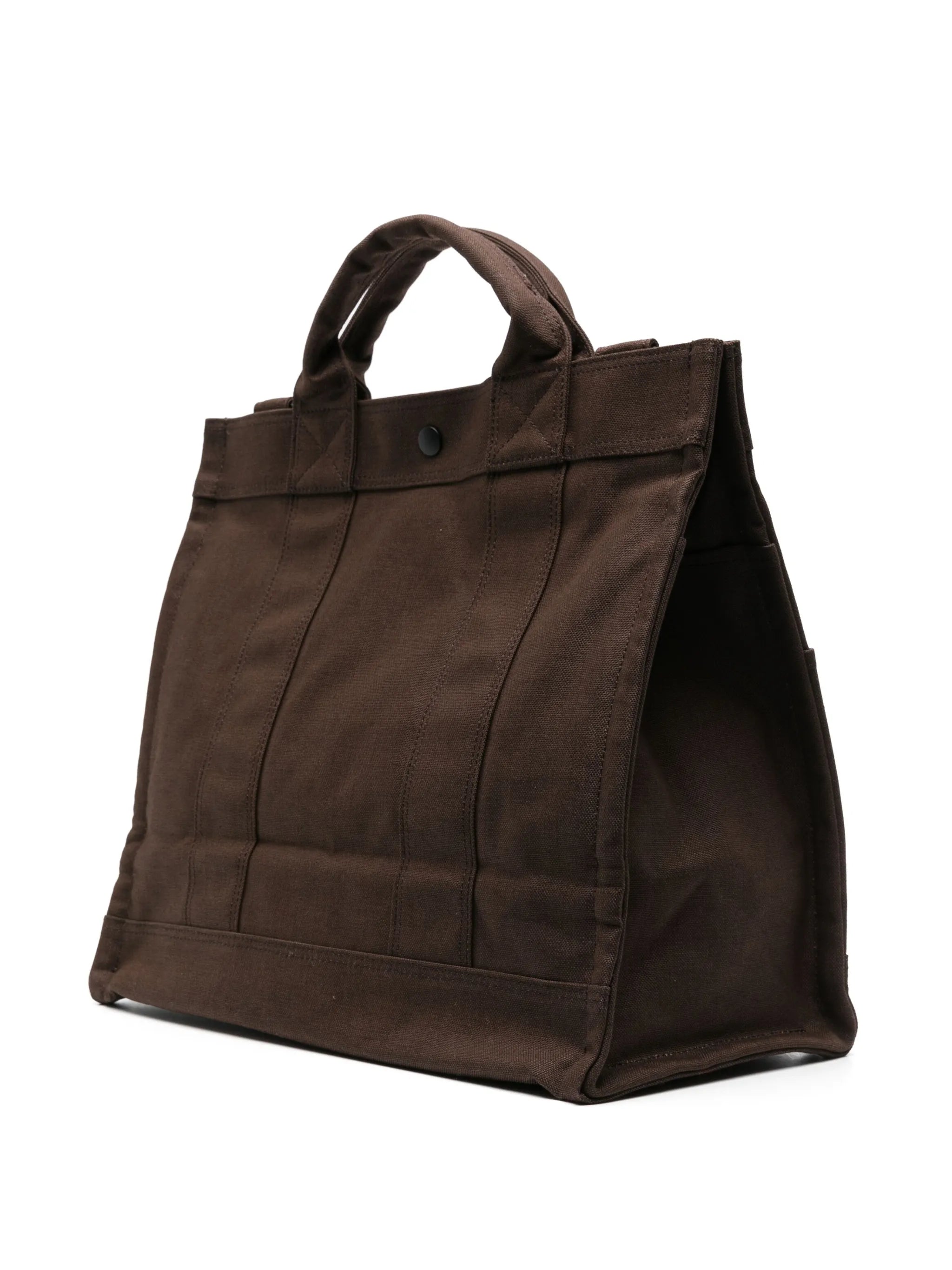 Smoky logo-patch tote bag