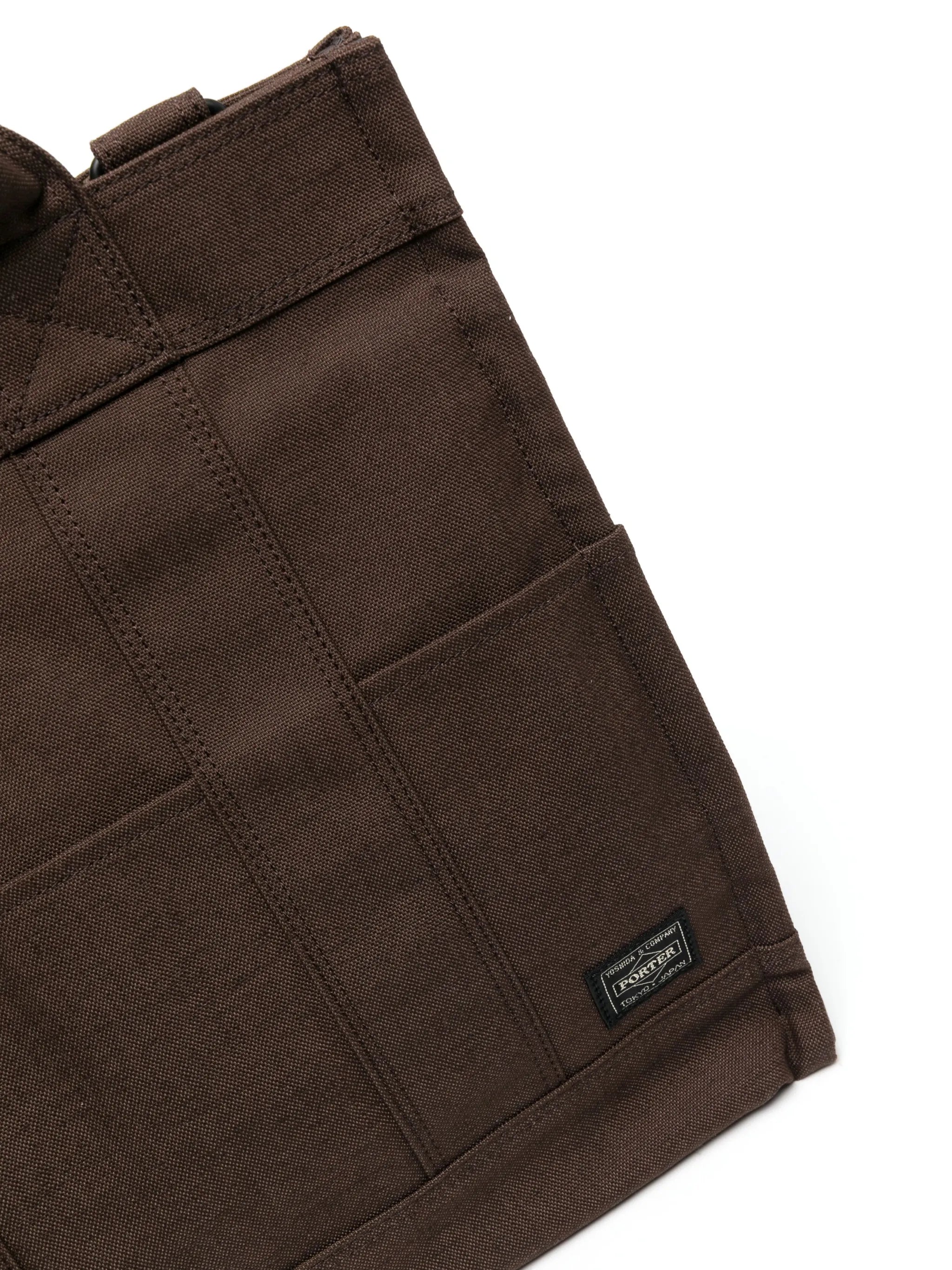 Smoky logo-patch tote bag