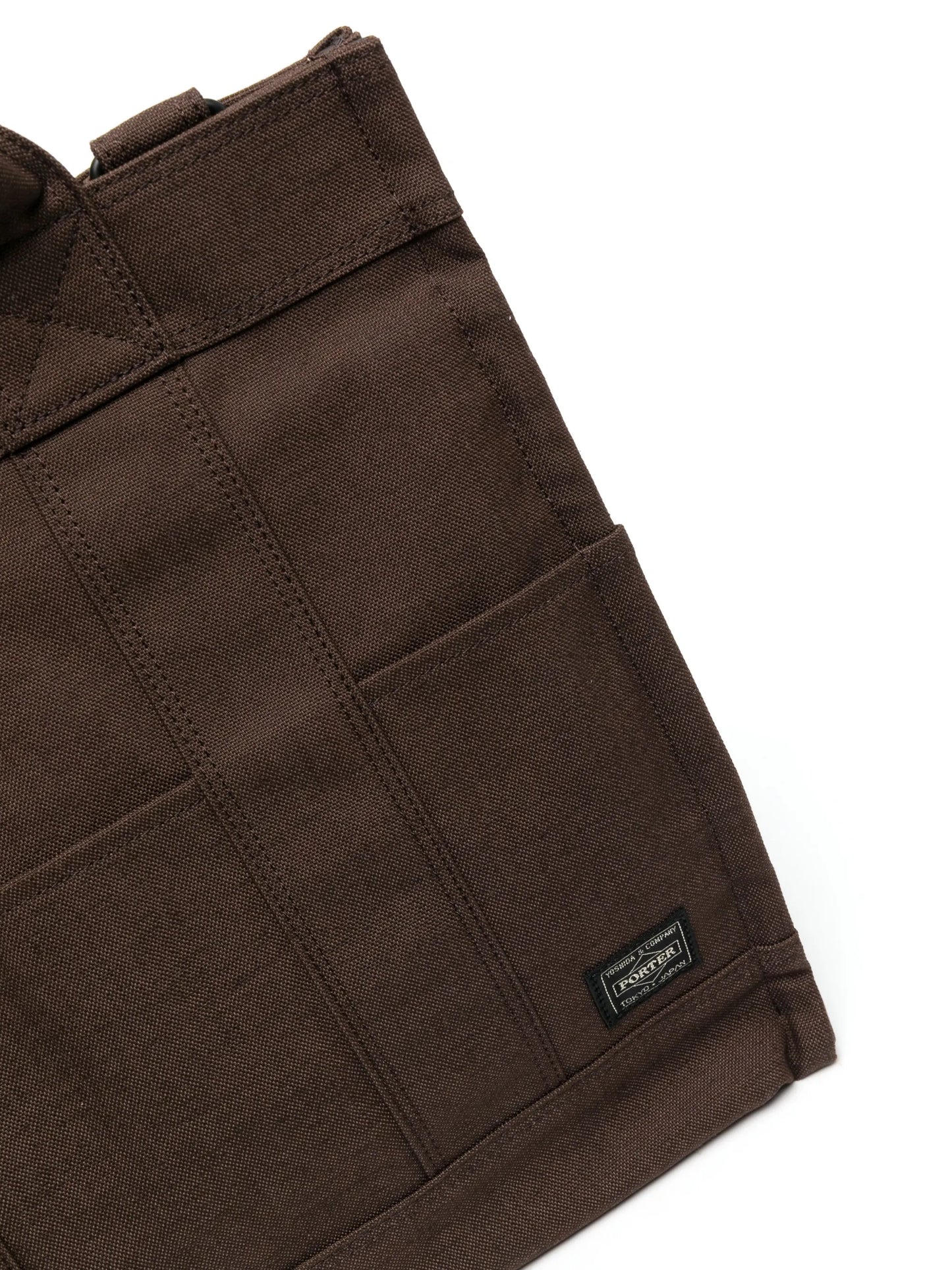Smoky logo-patch tote bag