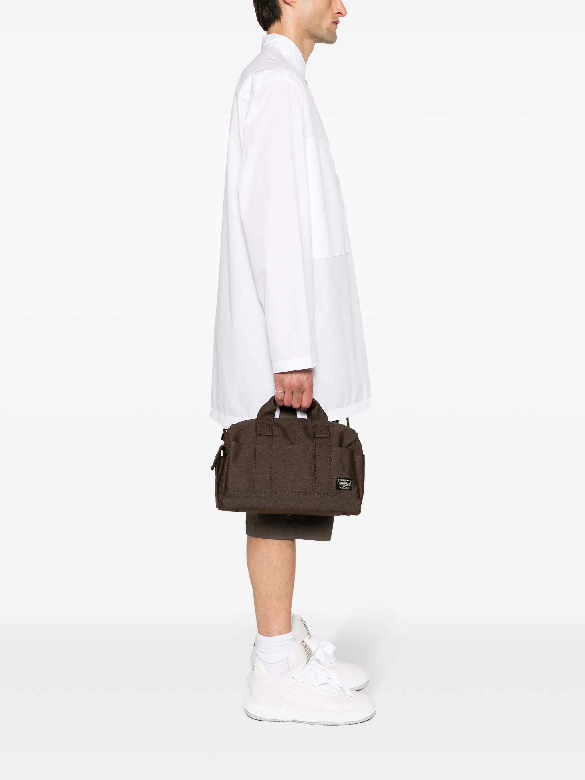 Smoky logo-patch tote bag