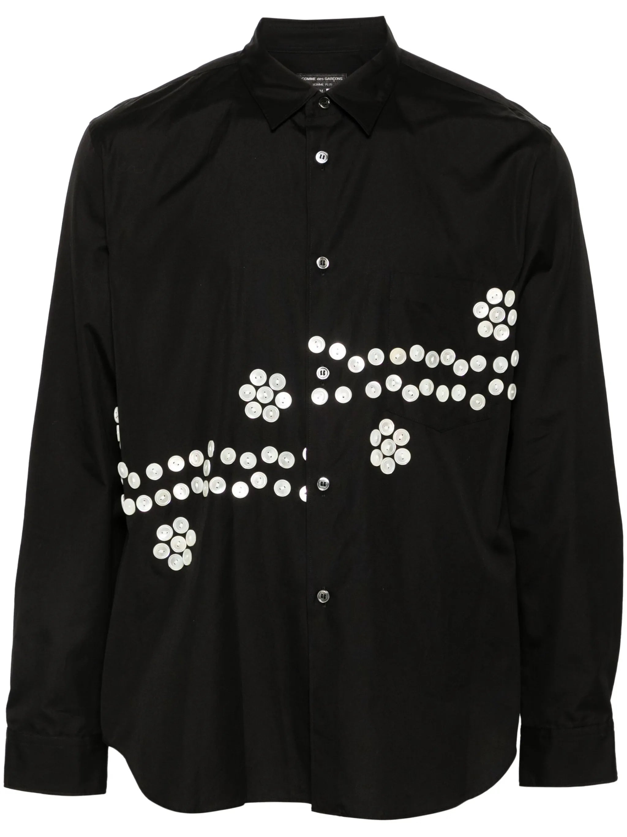 decorative-button shirt