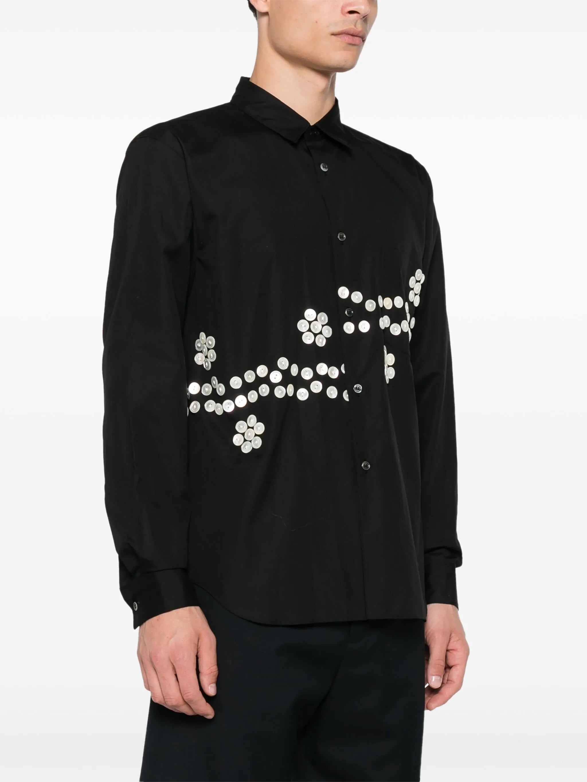decorative-button shirt