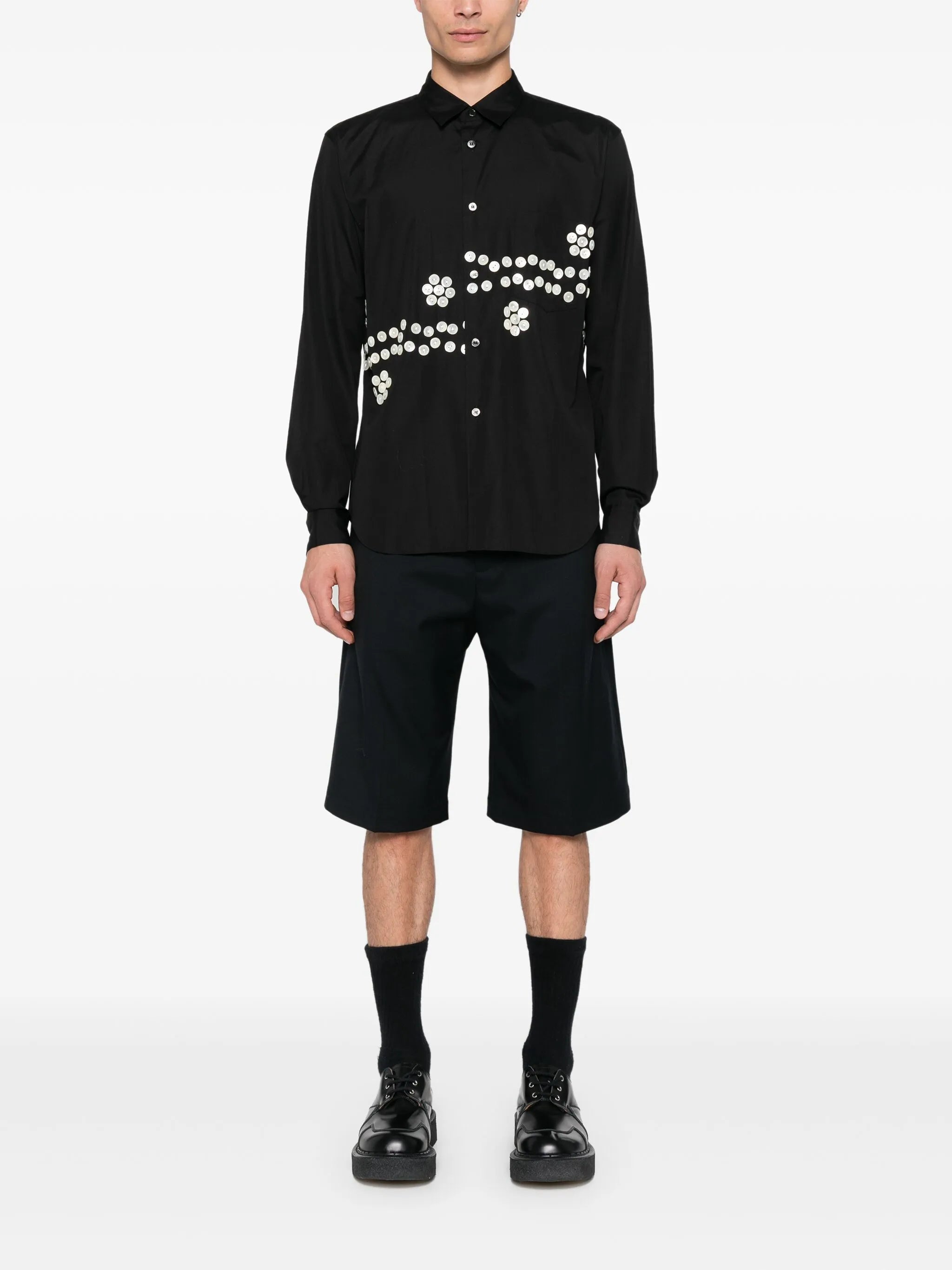 decorative-button shirt