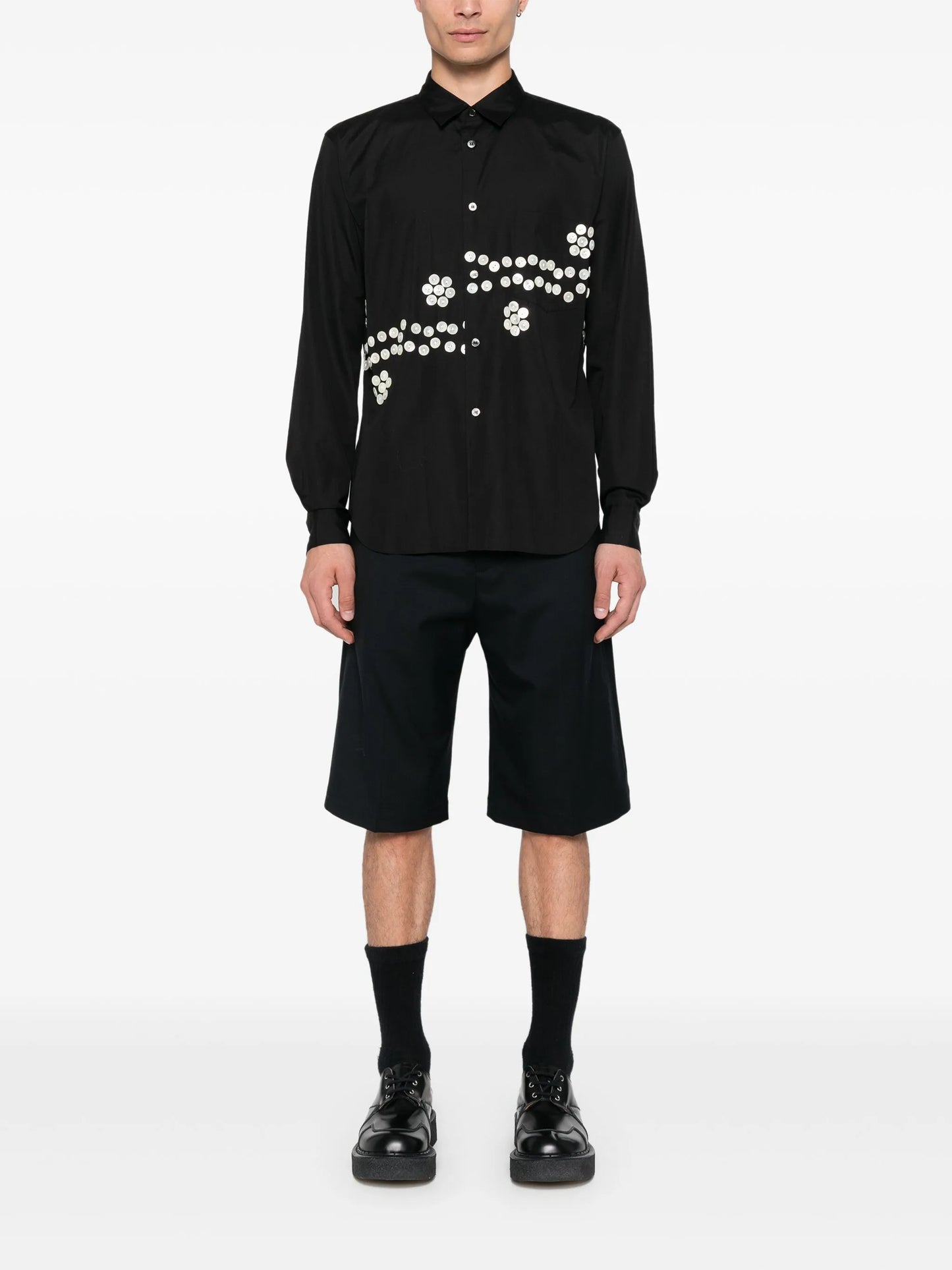decorative-button shirt