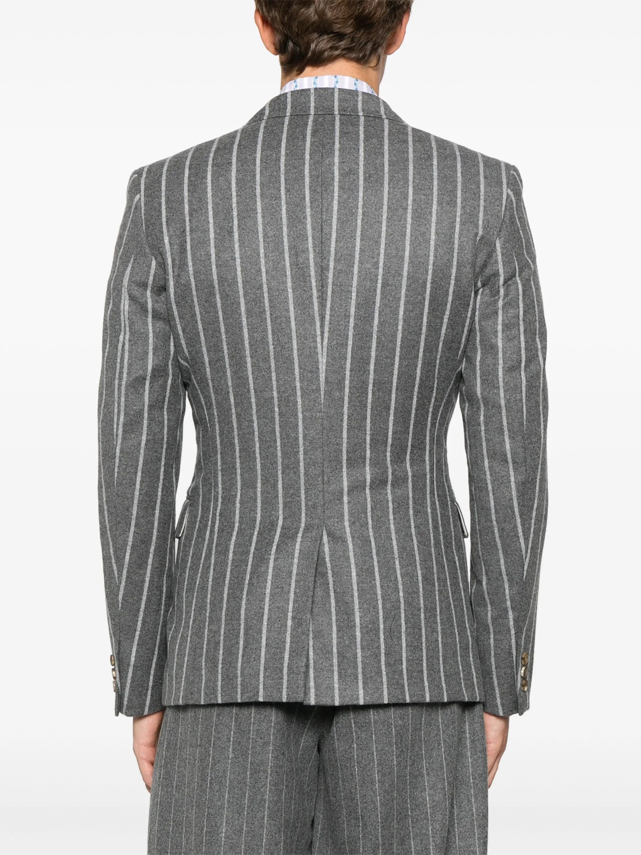 pinstripe blazer