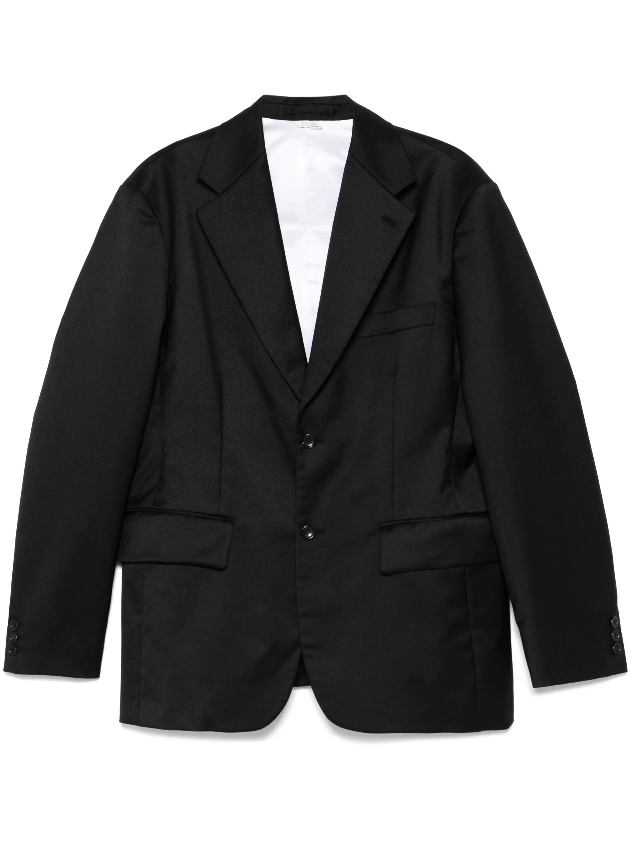 twill-weave blazer