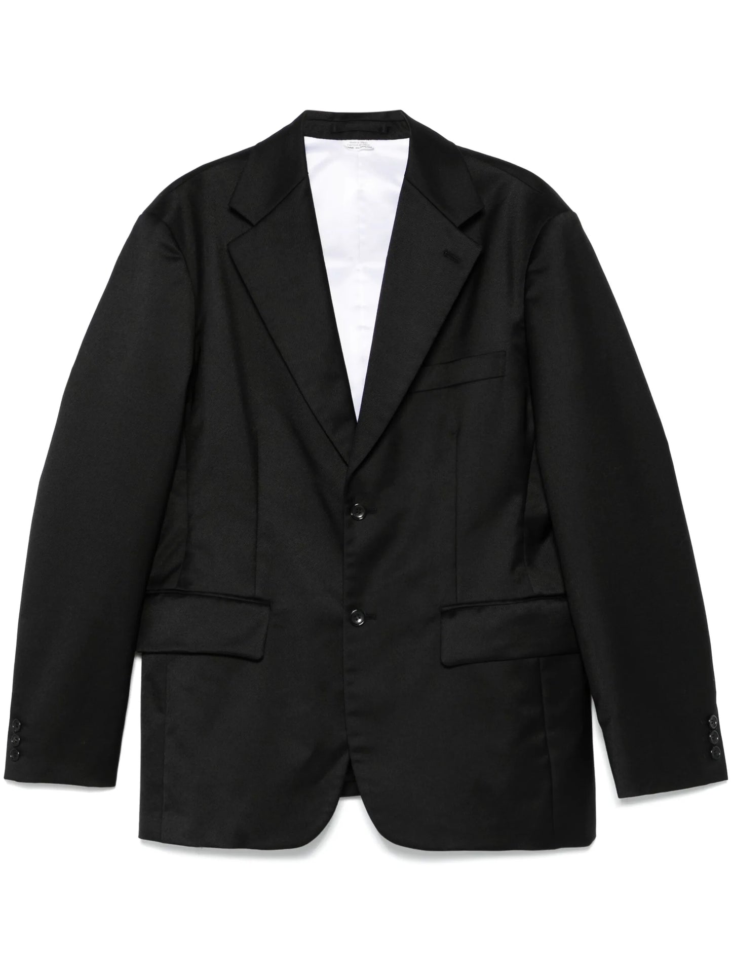 twill-weave blazer