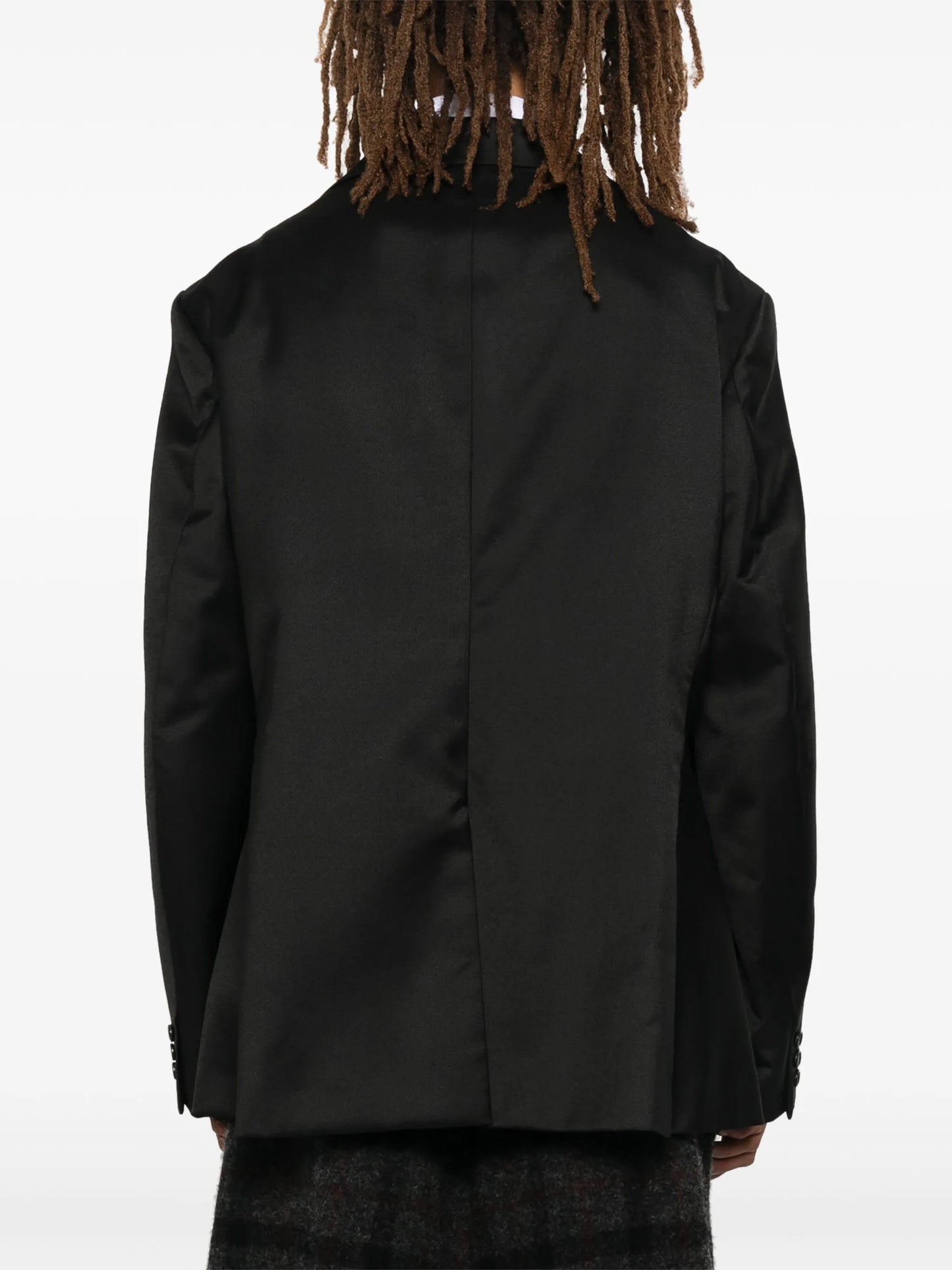 twill-weave blazer