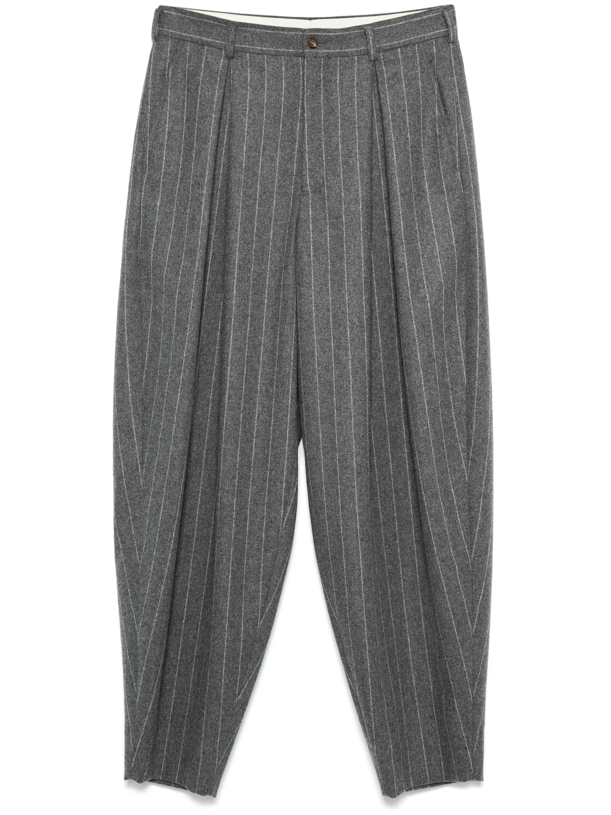pinstripe trousers
