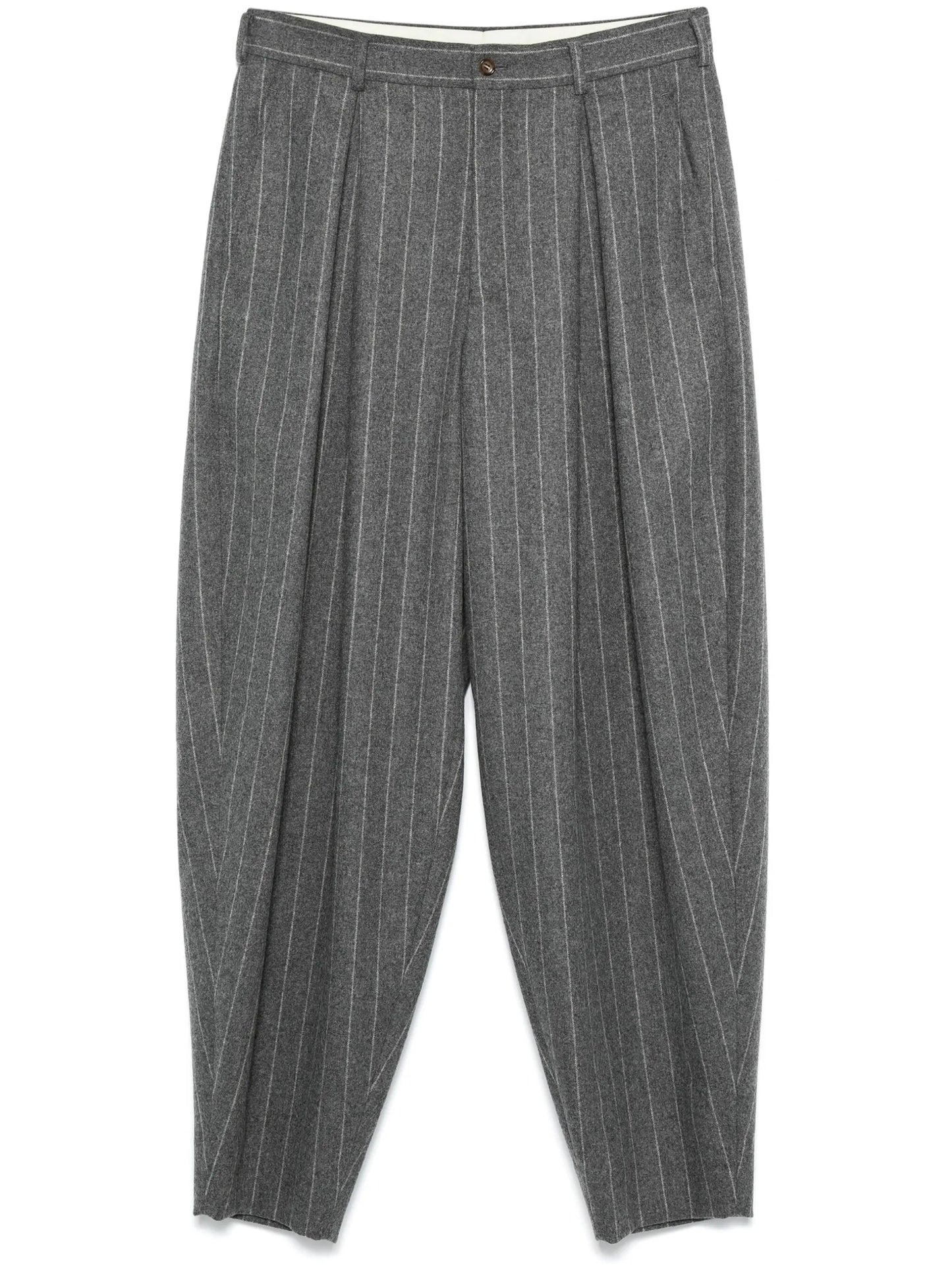 pinstripe trousers