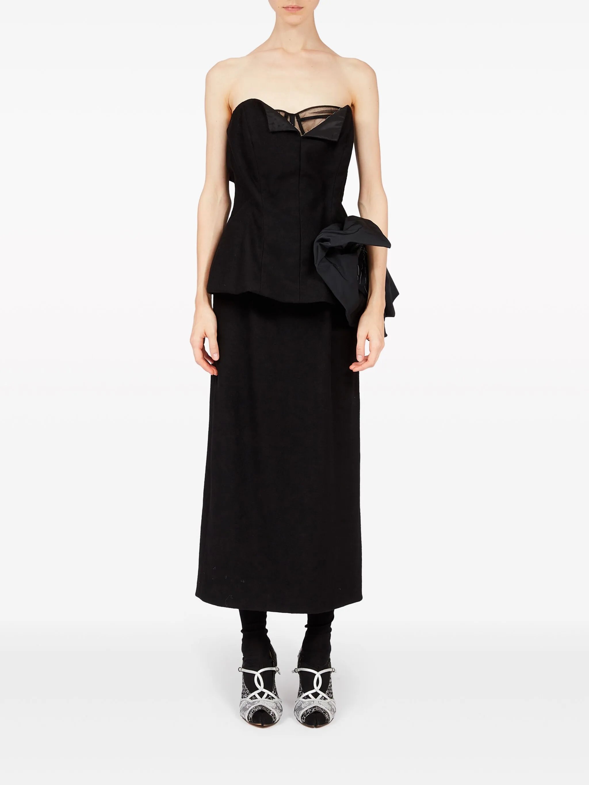 Décortiqué midi dress