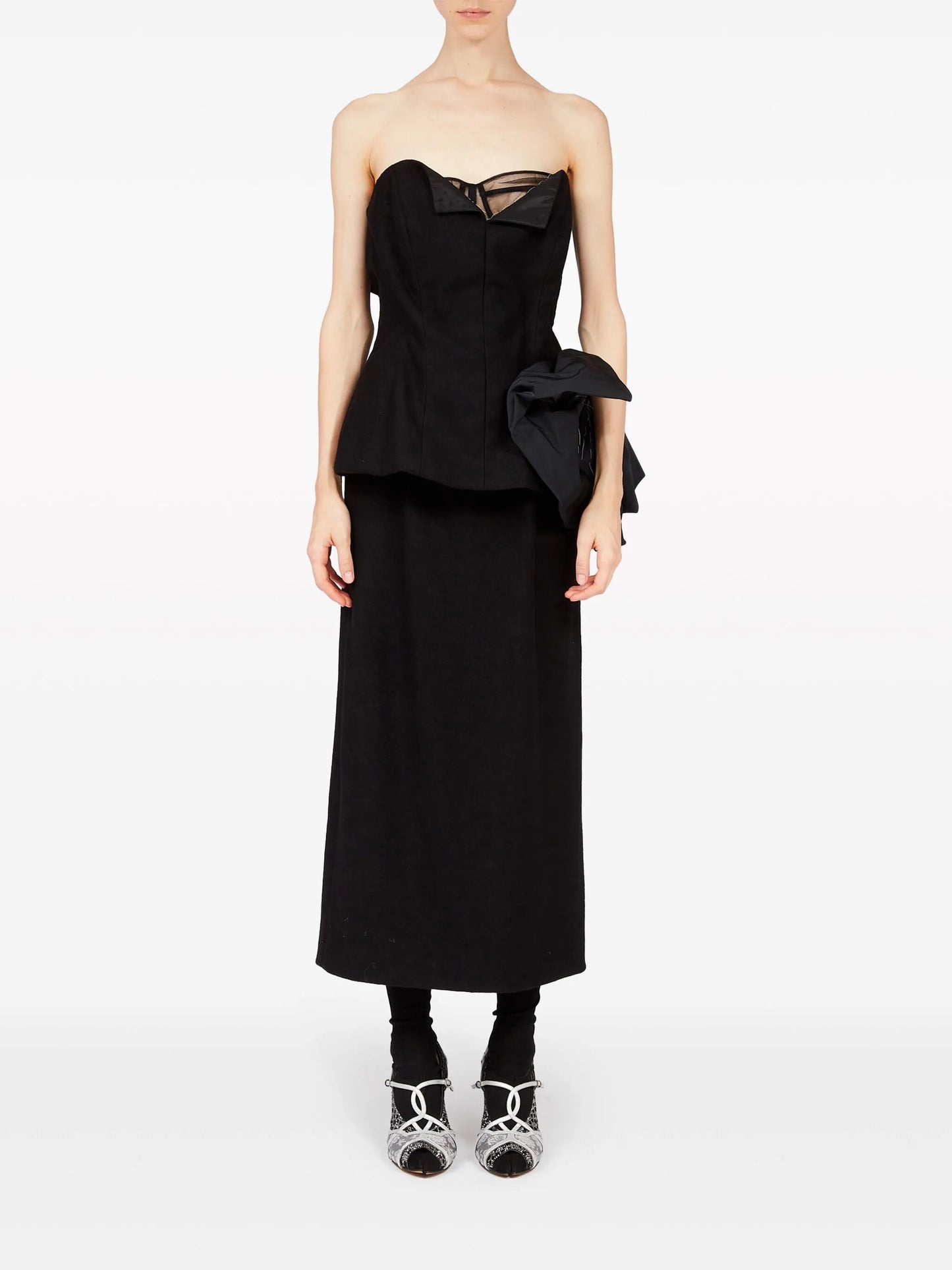 Décortiqué midi dress
